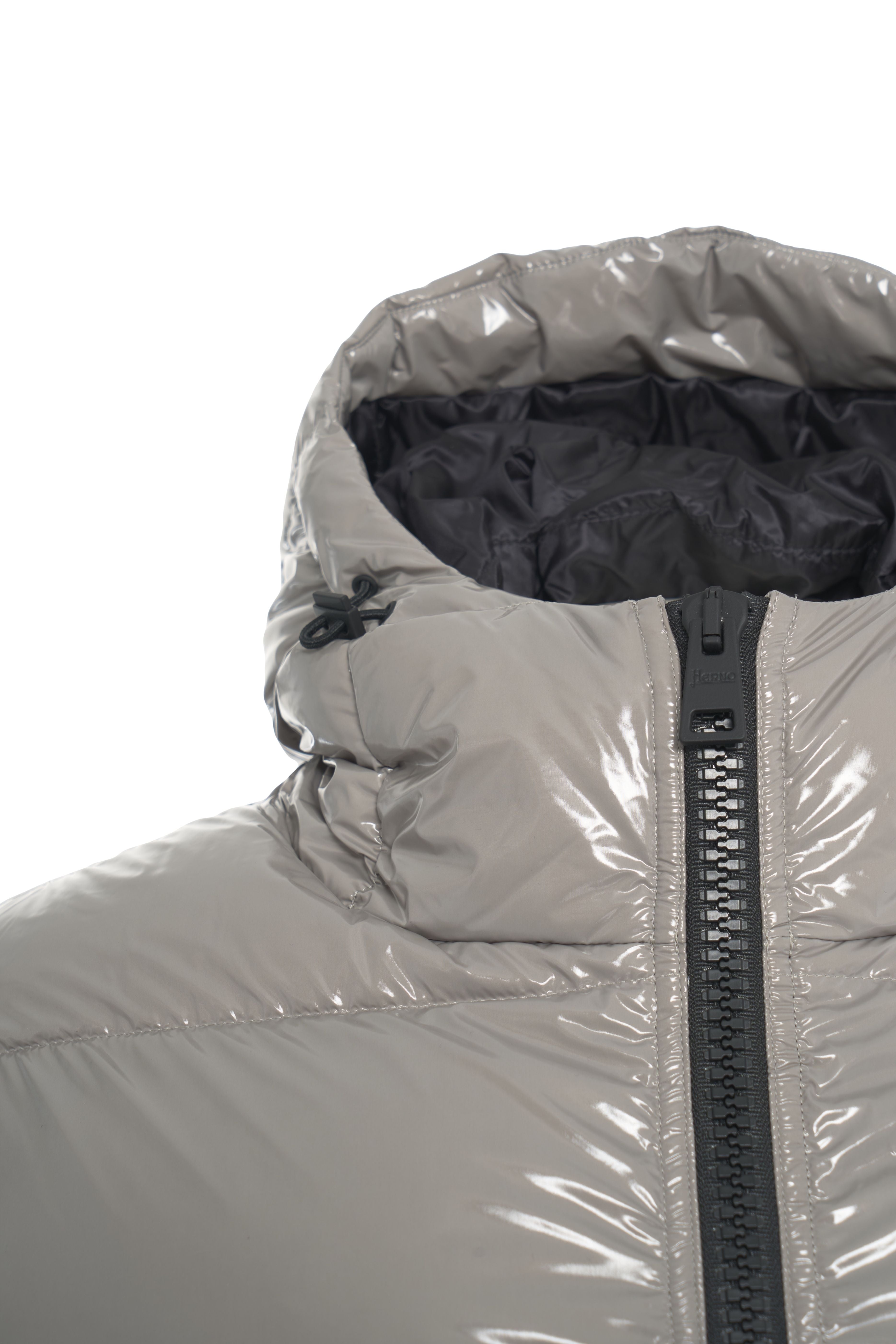 HERNO Men's Quilted Down Jacket with Integrated Hood