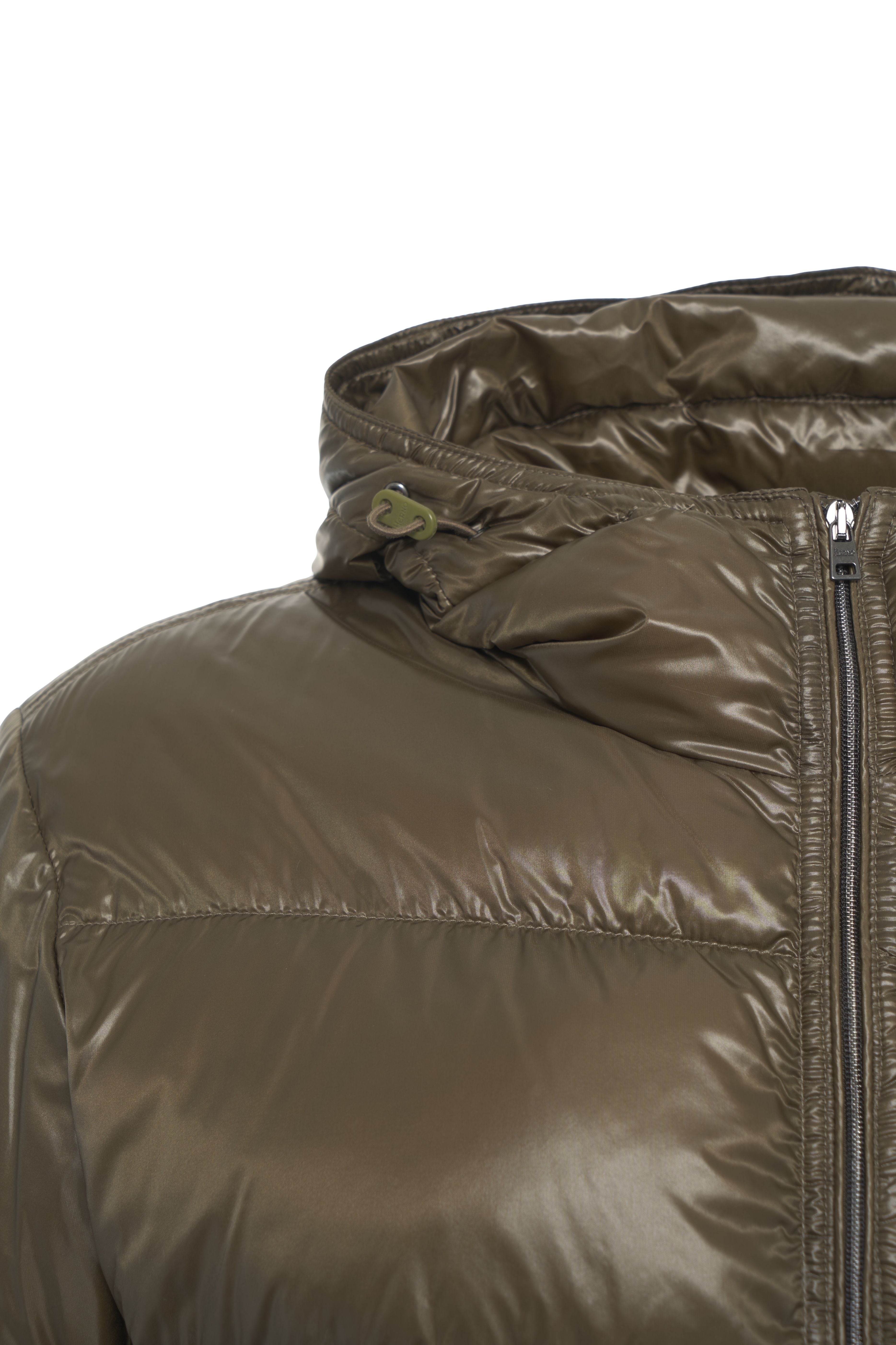 HERNO Quilted Down Jacket with Integrated Hood for Men