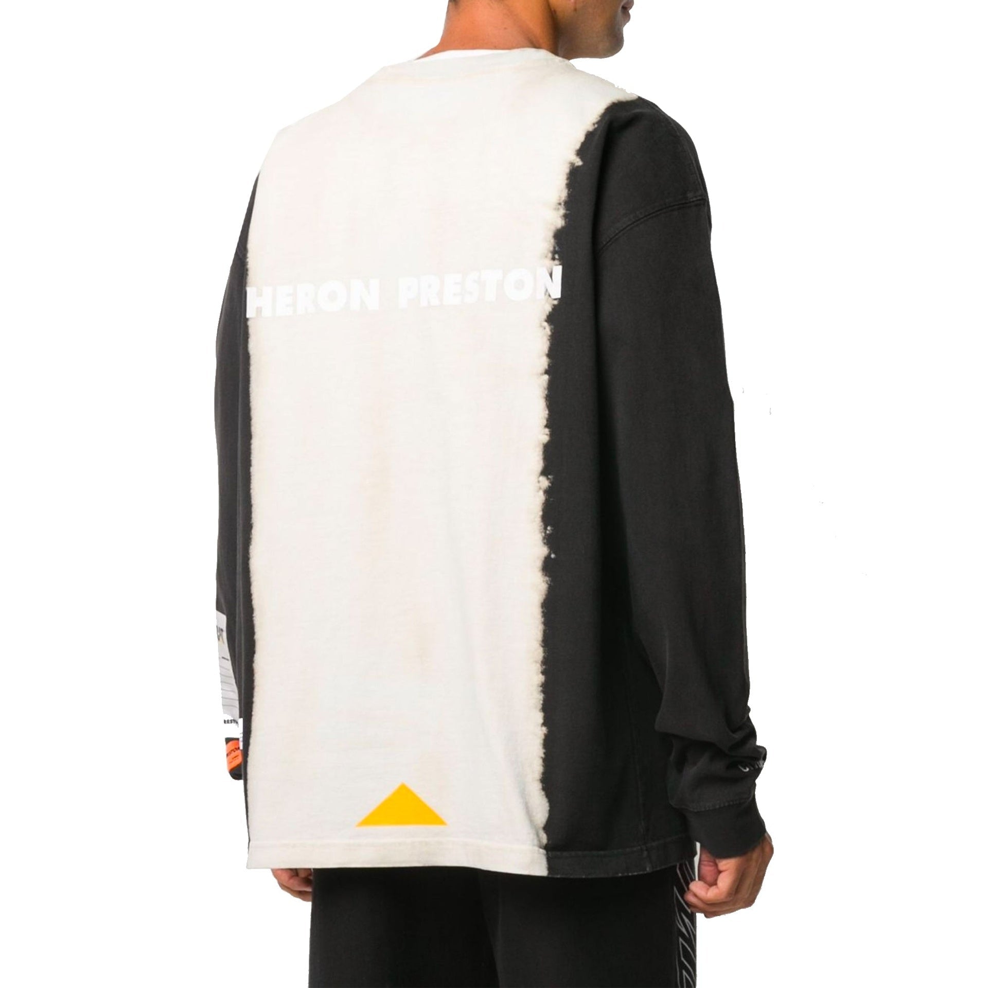 HERON PRESTON Brushstroke Print T-Shirt - Long Sleeve for Men