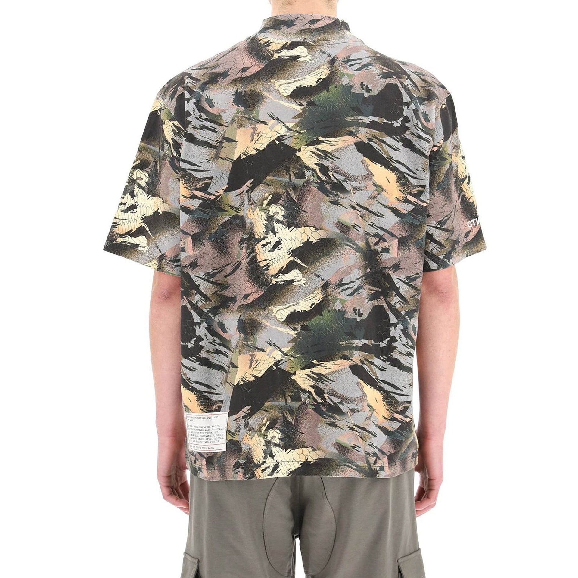 HERON PRESTON Camouflage Print T-shirt