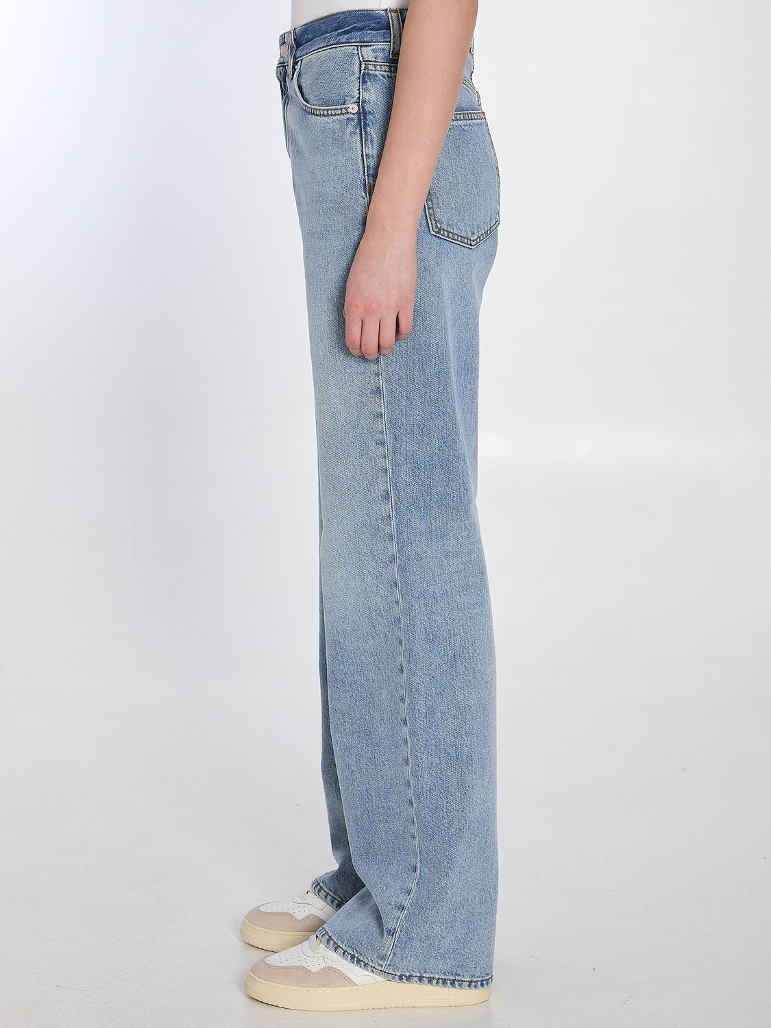 HAIKURE Wide-Leg Mid-Rise Jeans for Women - Size 26