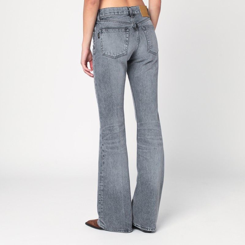 HAIKURE Floral Washed Denim Jeans for Women