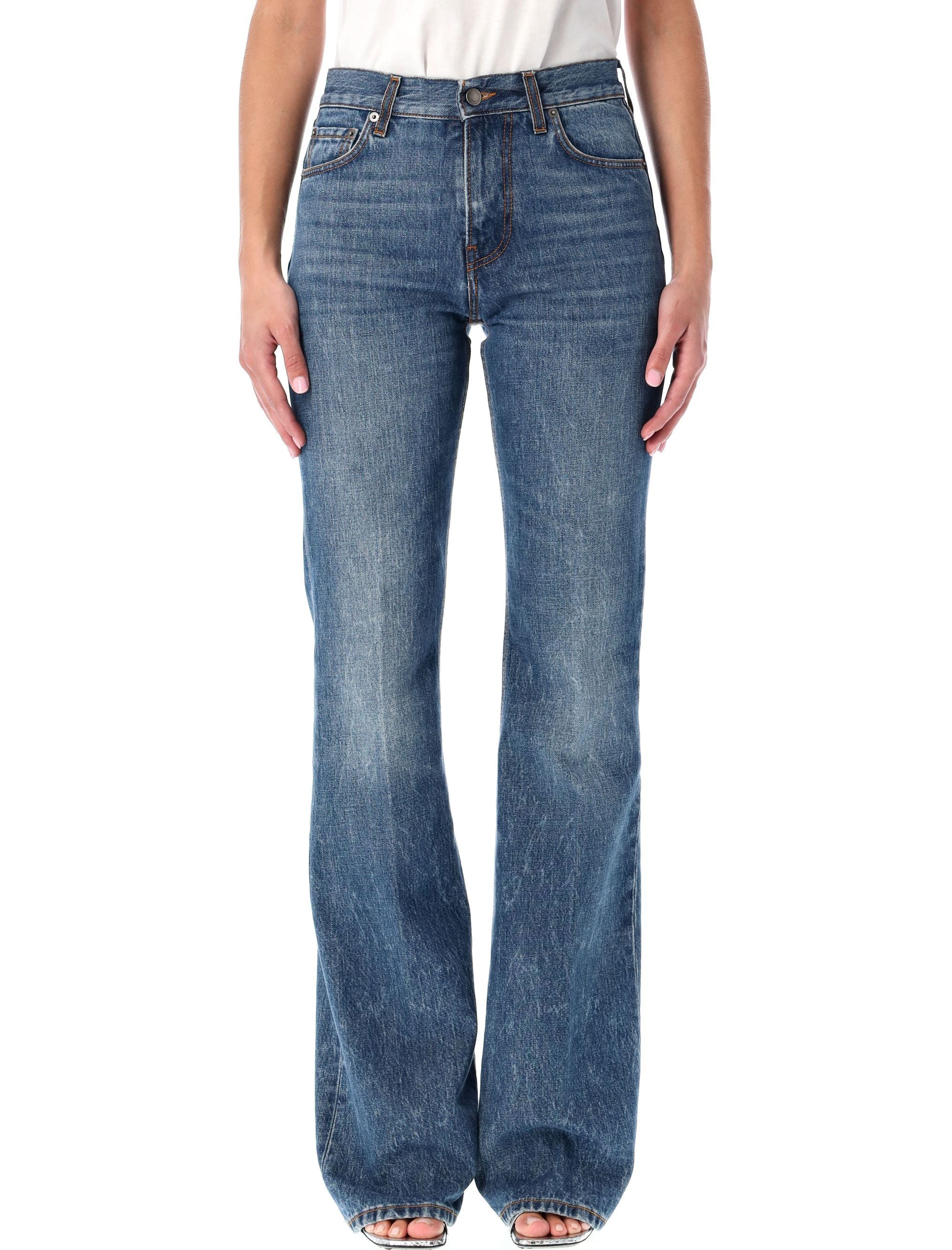 HAIKURE Flared Authentic High-Waist Women's Jeans - Size 27