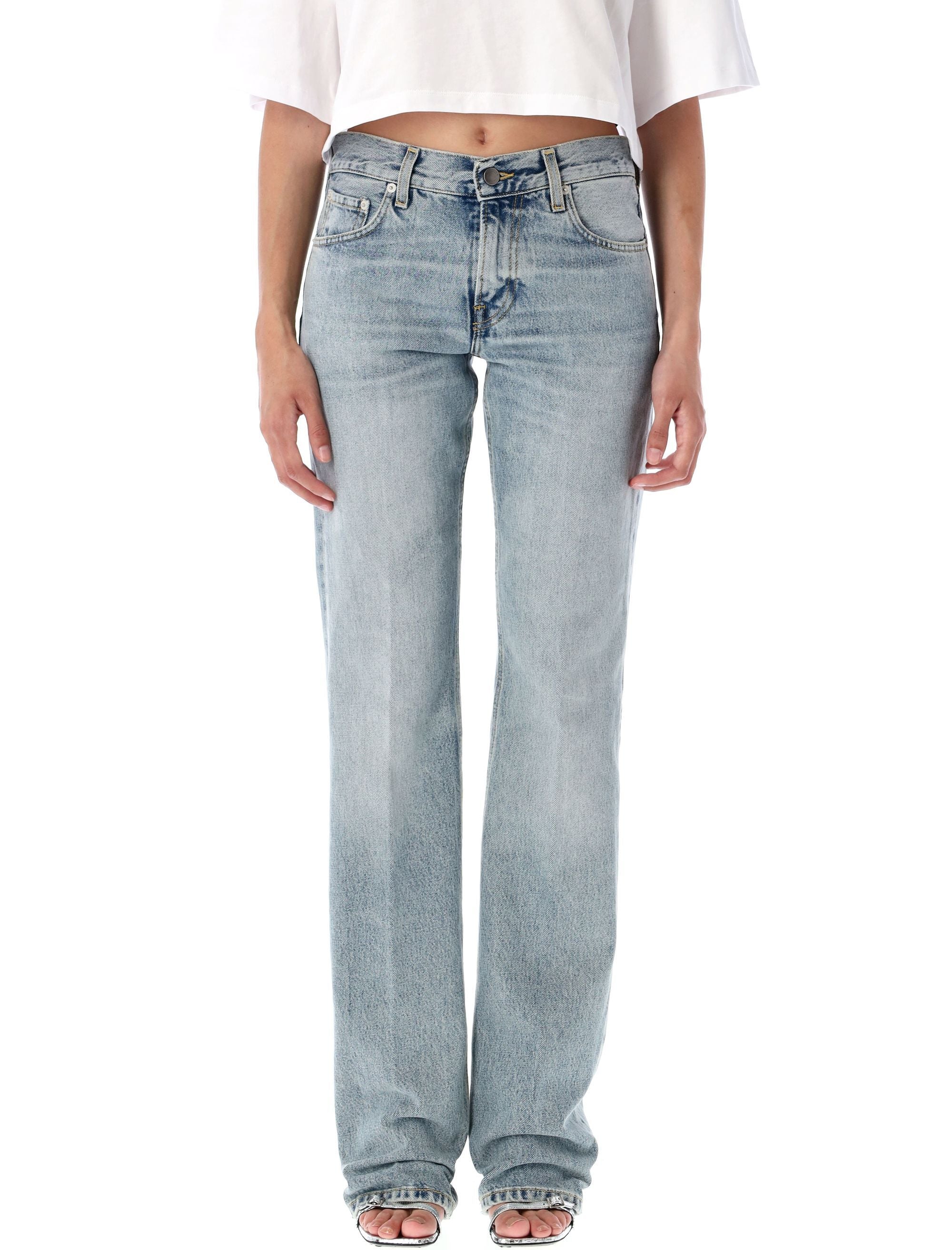 HAIKURE Carly Low-Rise Straight Leg Jeans - Size 27