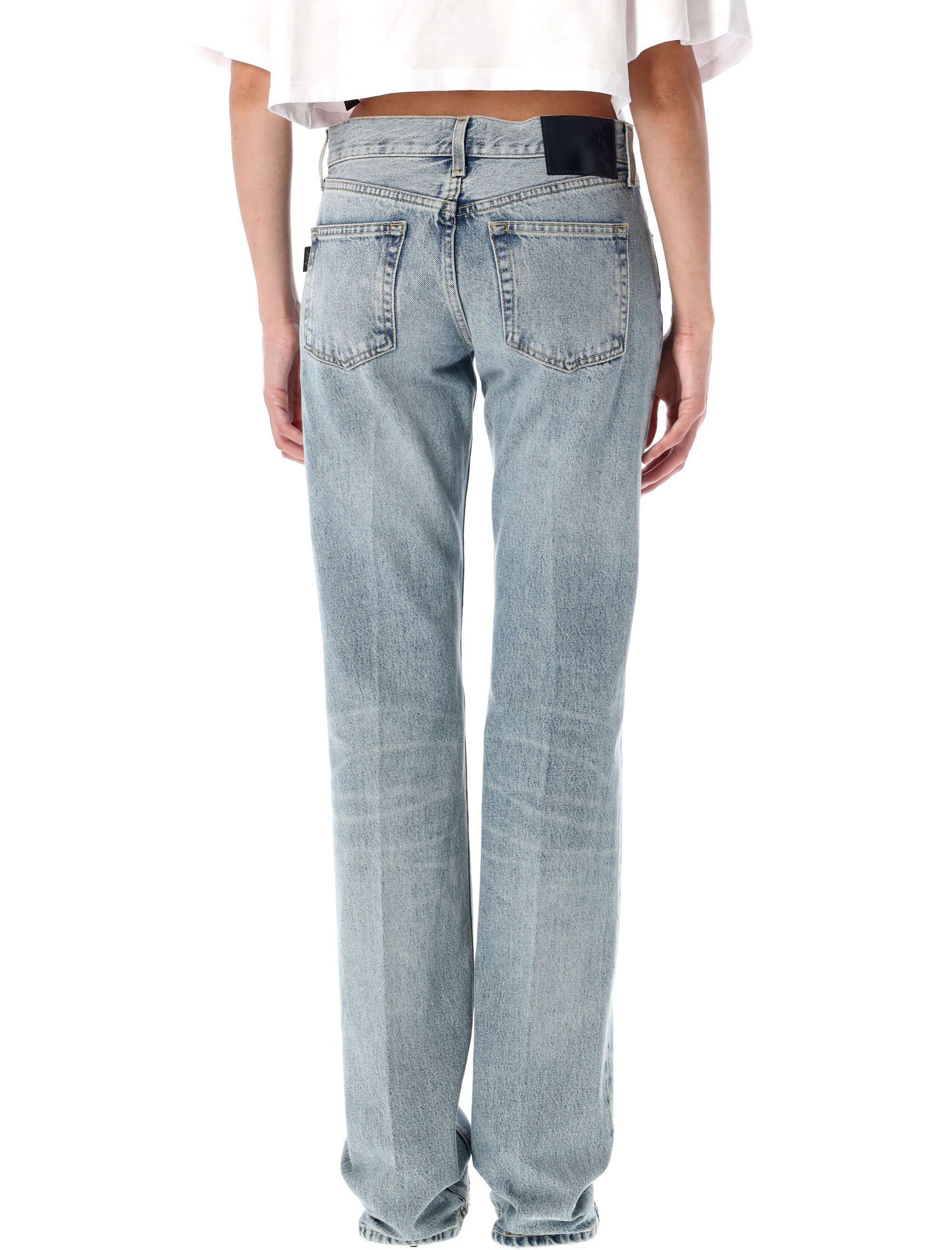 HAIKURE Carly Low-Rise Straight Leg Jeans - Size 27