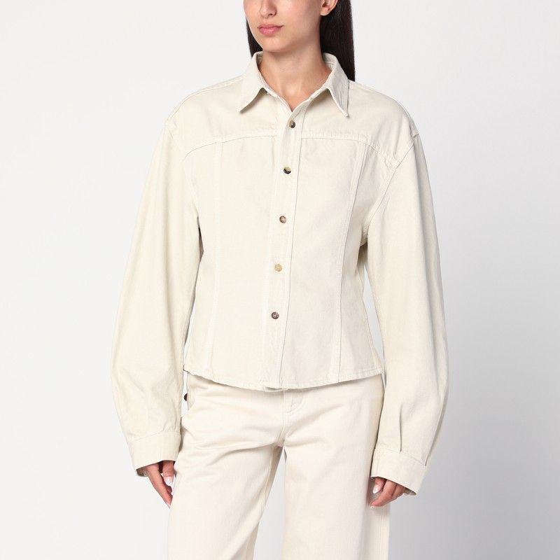 HAIKURE Fitted Denim Shirt for Women