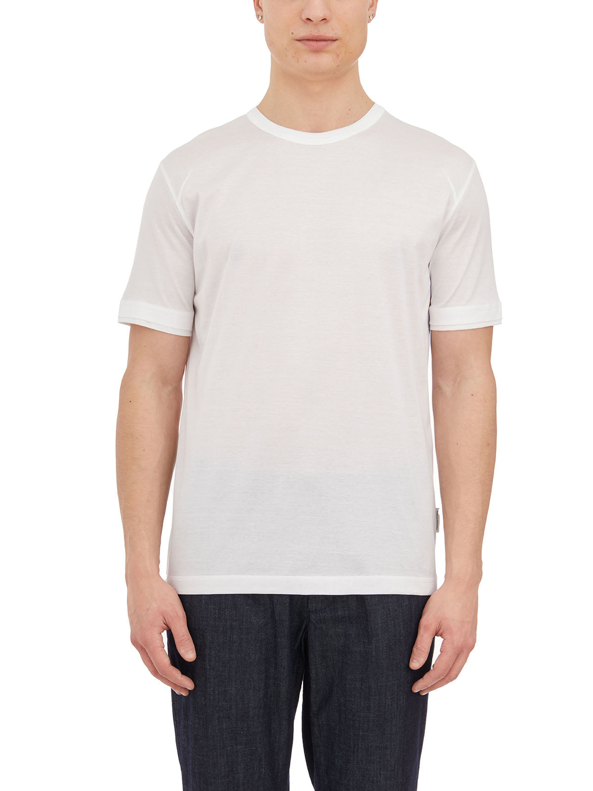 PAOLO PECORA Men's Round Neck T-Shirt - Size M