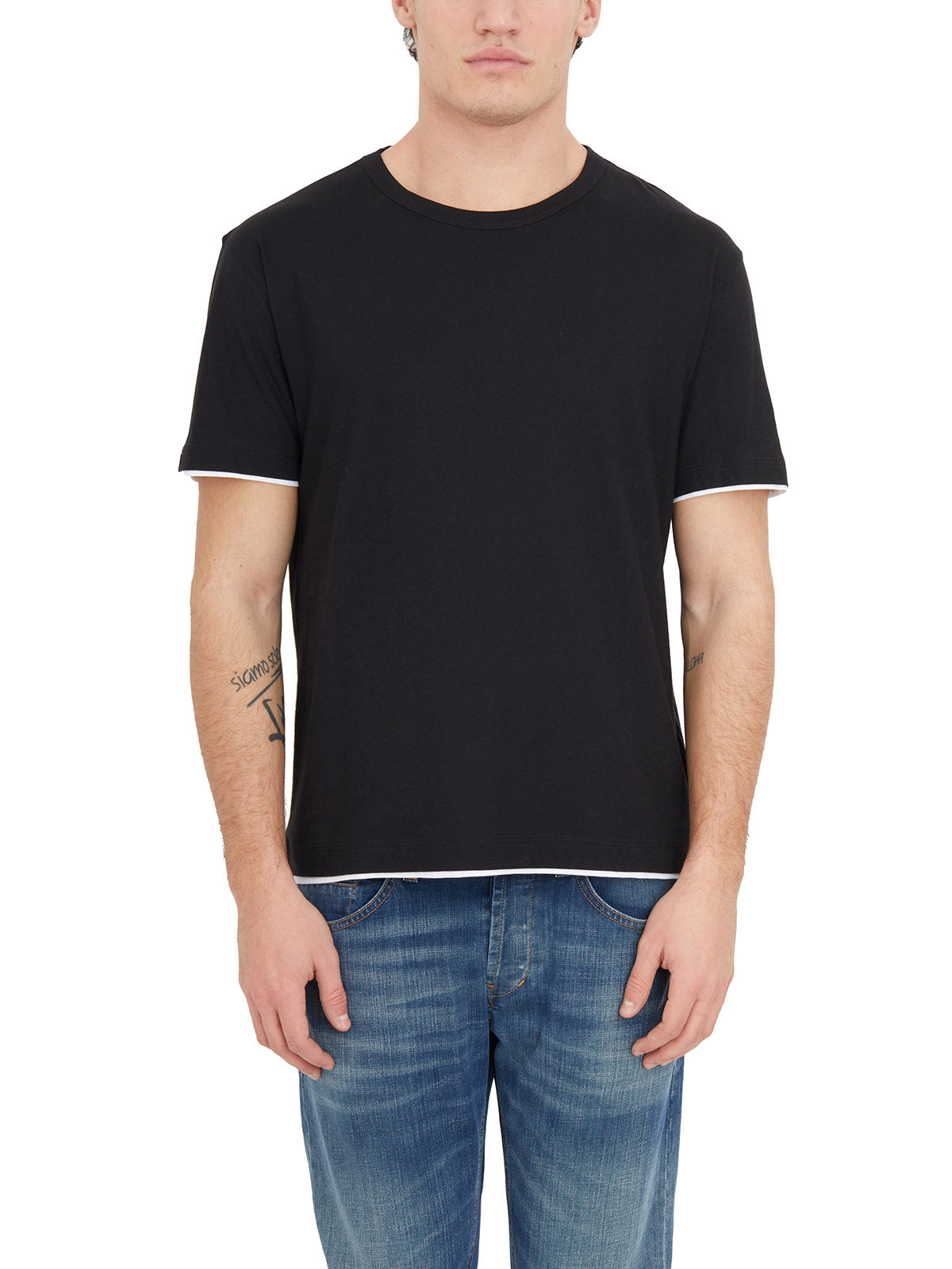 PAOLO PECORA Roundneck T-Shirt - Perfect Fit for Men (Size M)