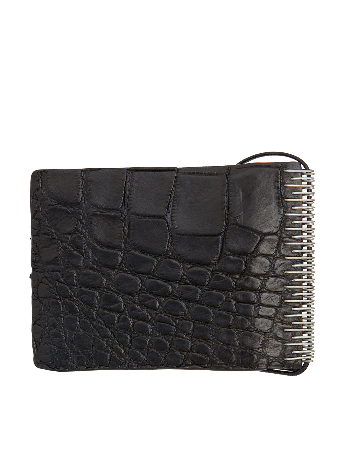 ISAAC SELLAM Mini Alligator Skin Wallet for Men