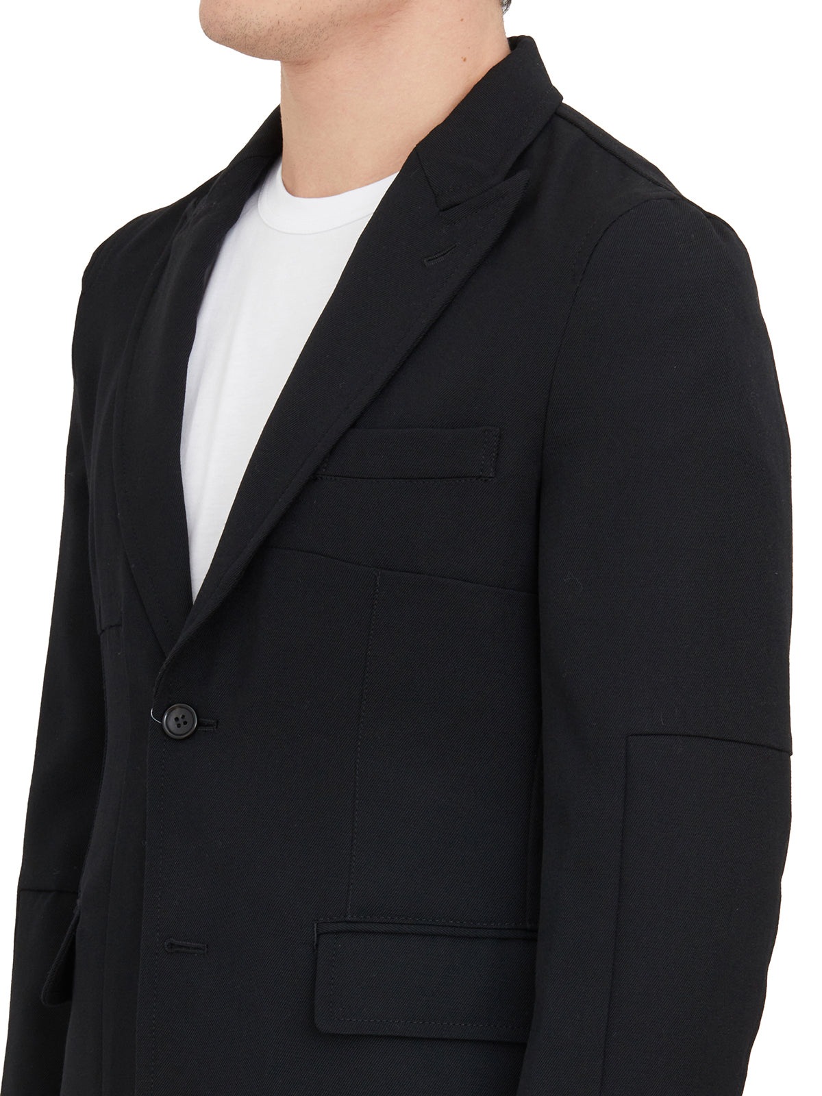 COMME DES GARÇONS SHIRT Tailored Wool Blazer for Men - Size M