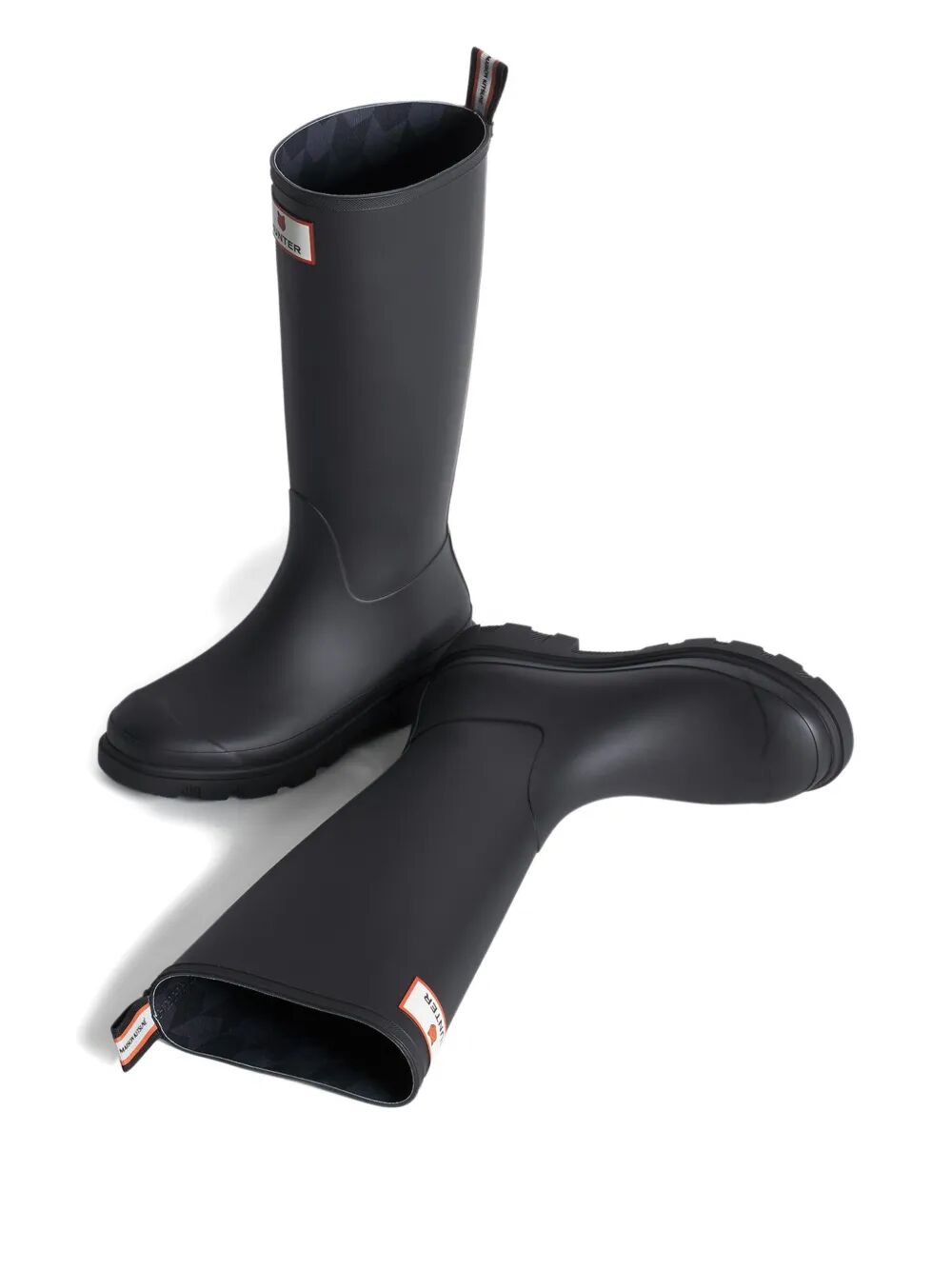 MAISON KITSUNÉ Unisex Waterproof Rubber High Boots for Rainy Days