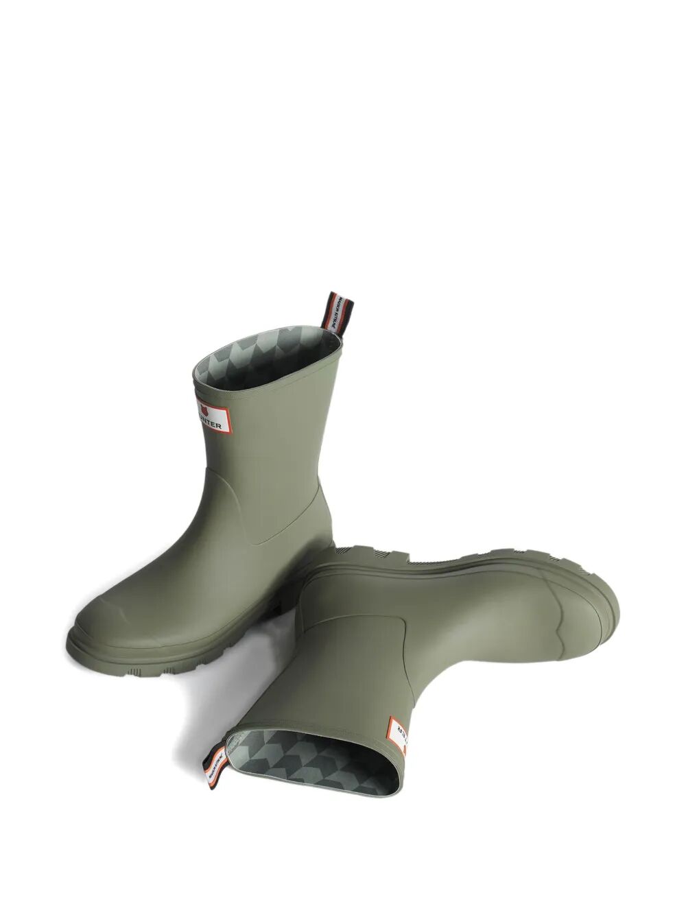 MAISON KITSUNÉ Unisex Downpour Waterproof Rubber Short Boots