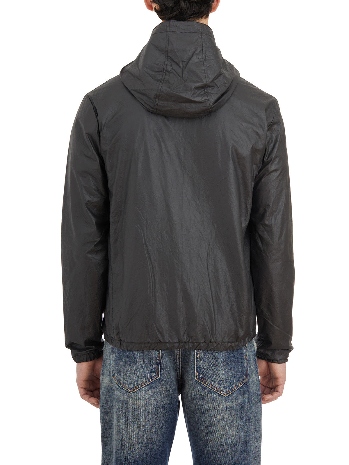 GIORGIO BRATO Leather Jacket with Hood - Size 50