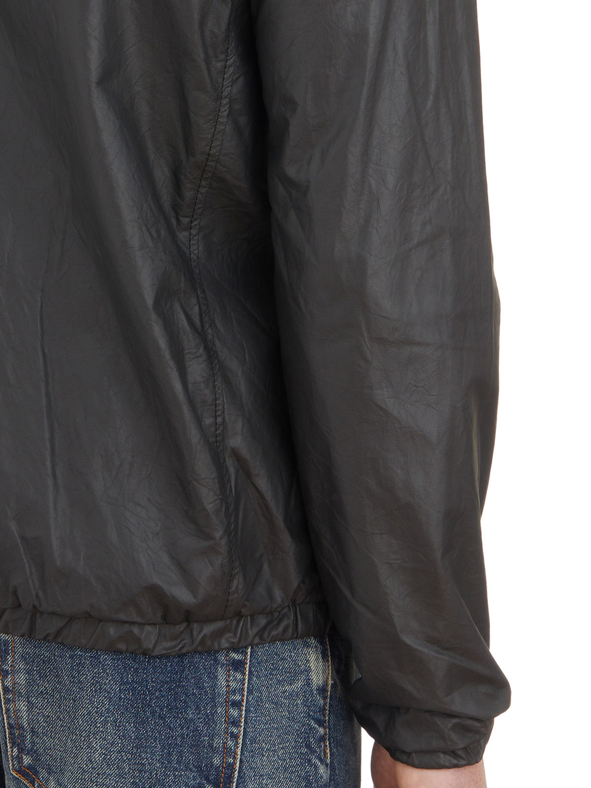 GIORGIO BRATO Leather Jacket with Hood - Size 50