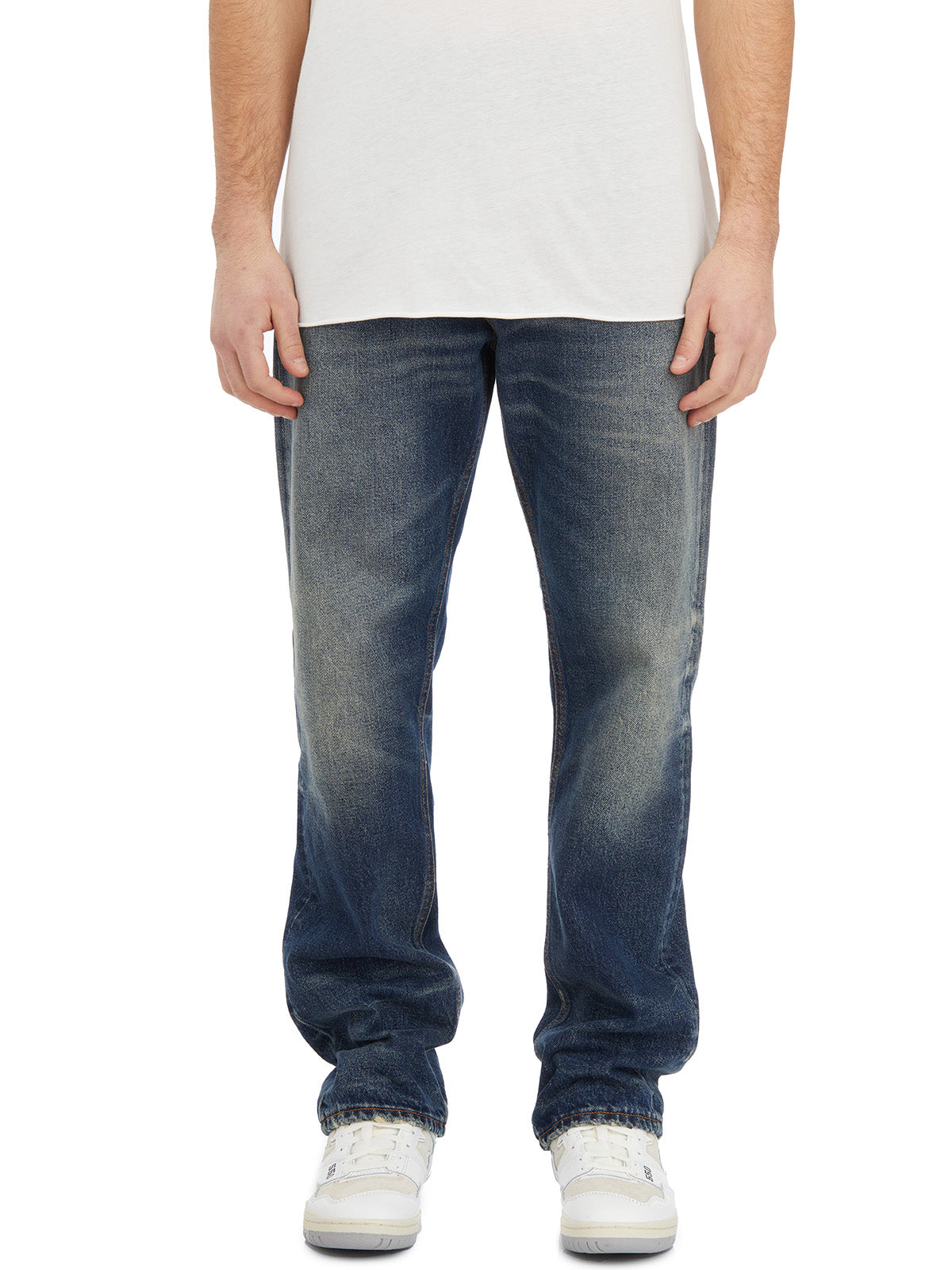 HAIKURE Regular Cut Men's Vintage Blue Jeans - Size 32