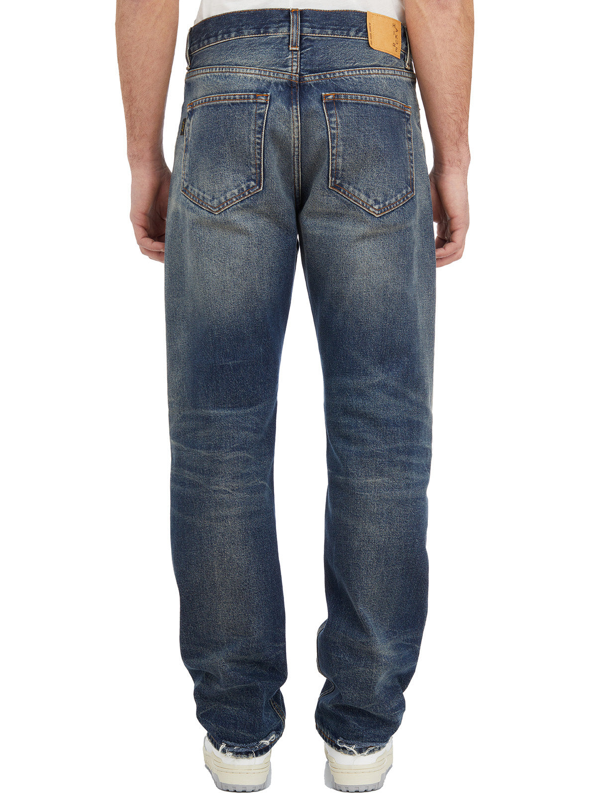 HAIKURE Regular Cut Men's Vintage Blue Jeans - Size 32