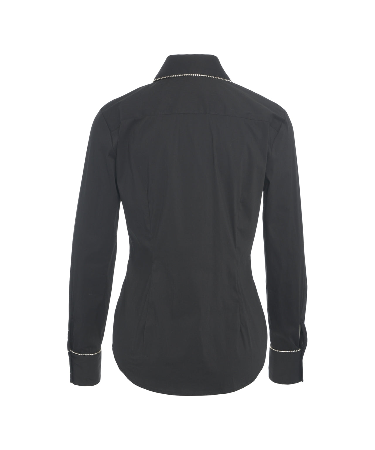 HIMON'S Elegant Blouse with Rhinestone Detail