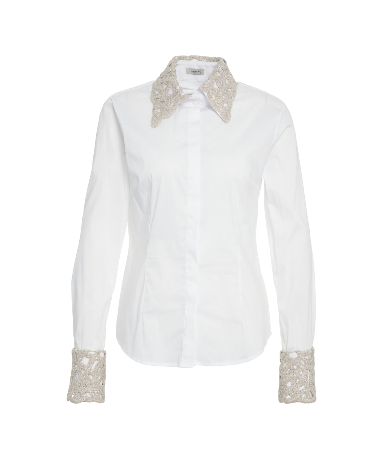 HIMON'S Elegant Blouse with Embroidered Details