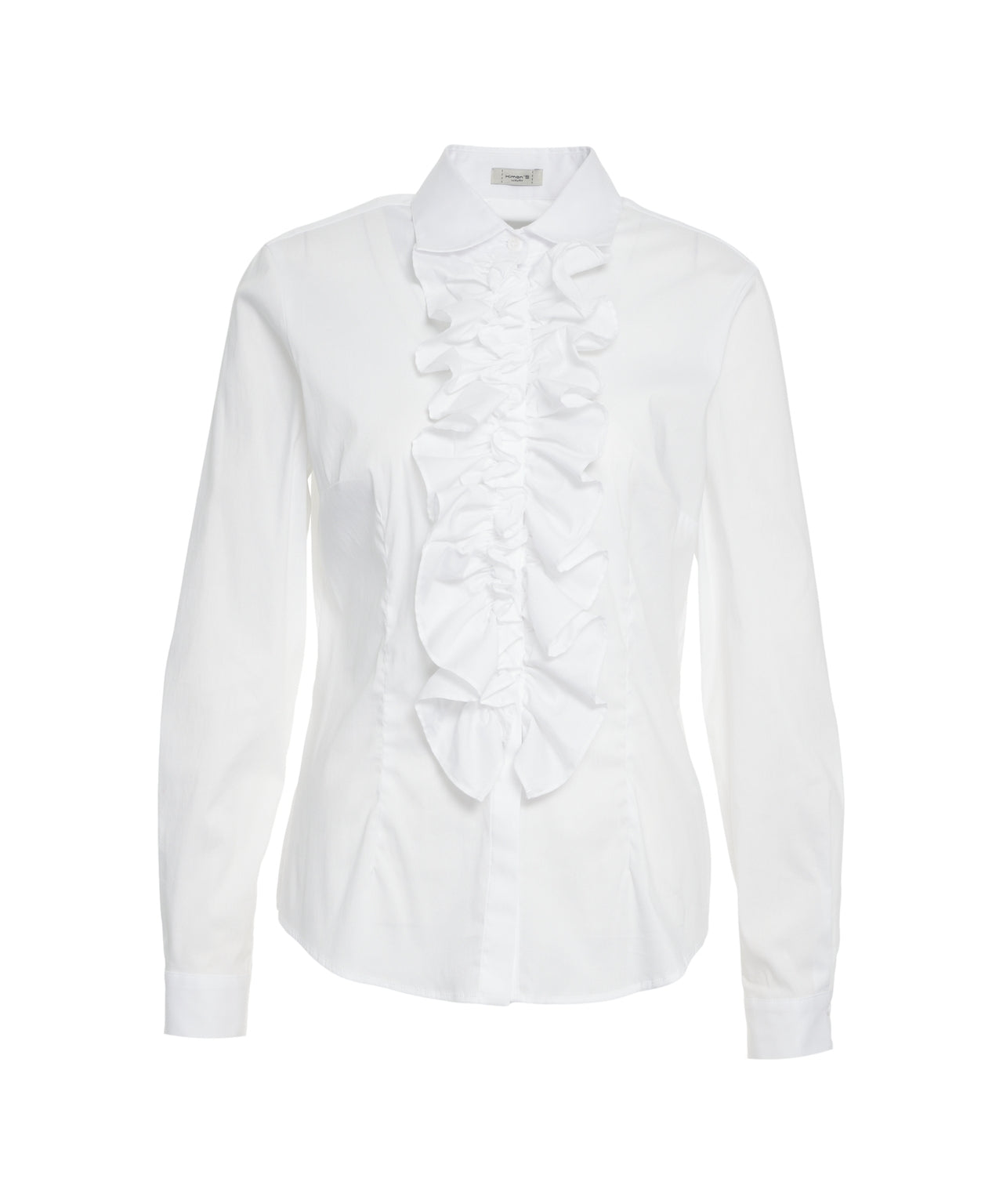 HIMON'S Elegant Shirt with Ruffle Details