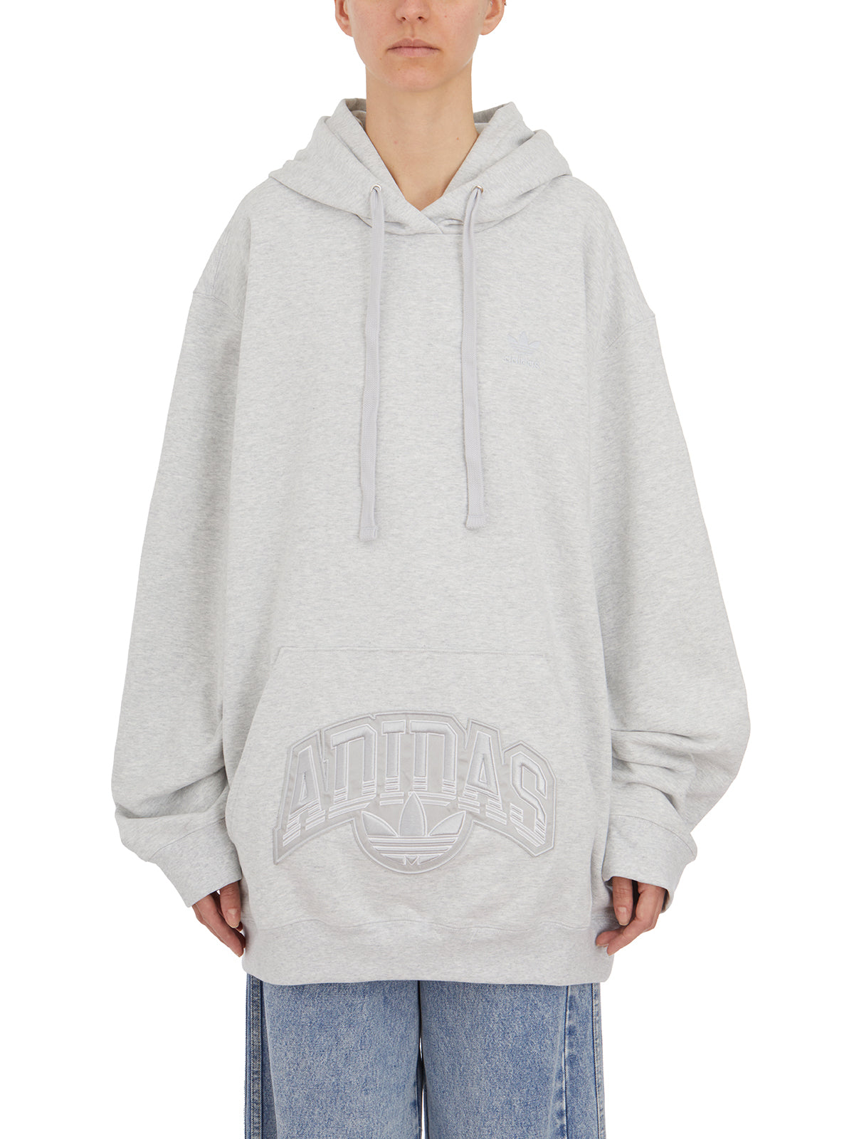 ADIDAS ORIGINALS Oversized Women's Sweatshirt with Hood - Size S