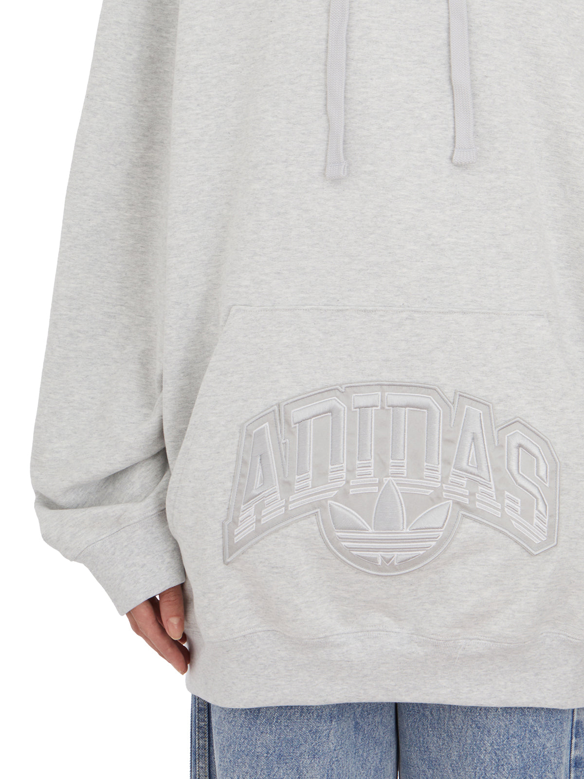 ADIDAS ORIGINALS Oversized Women's Sweatshirt with Hood - Size S