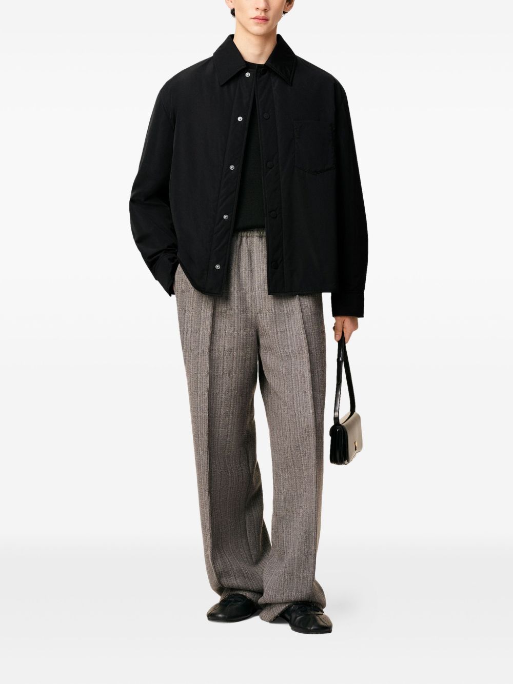 AMI PARIS Men's Classic Polyester Shirt