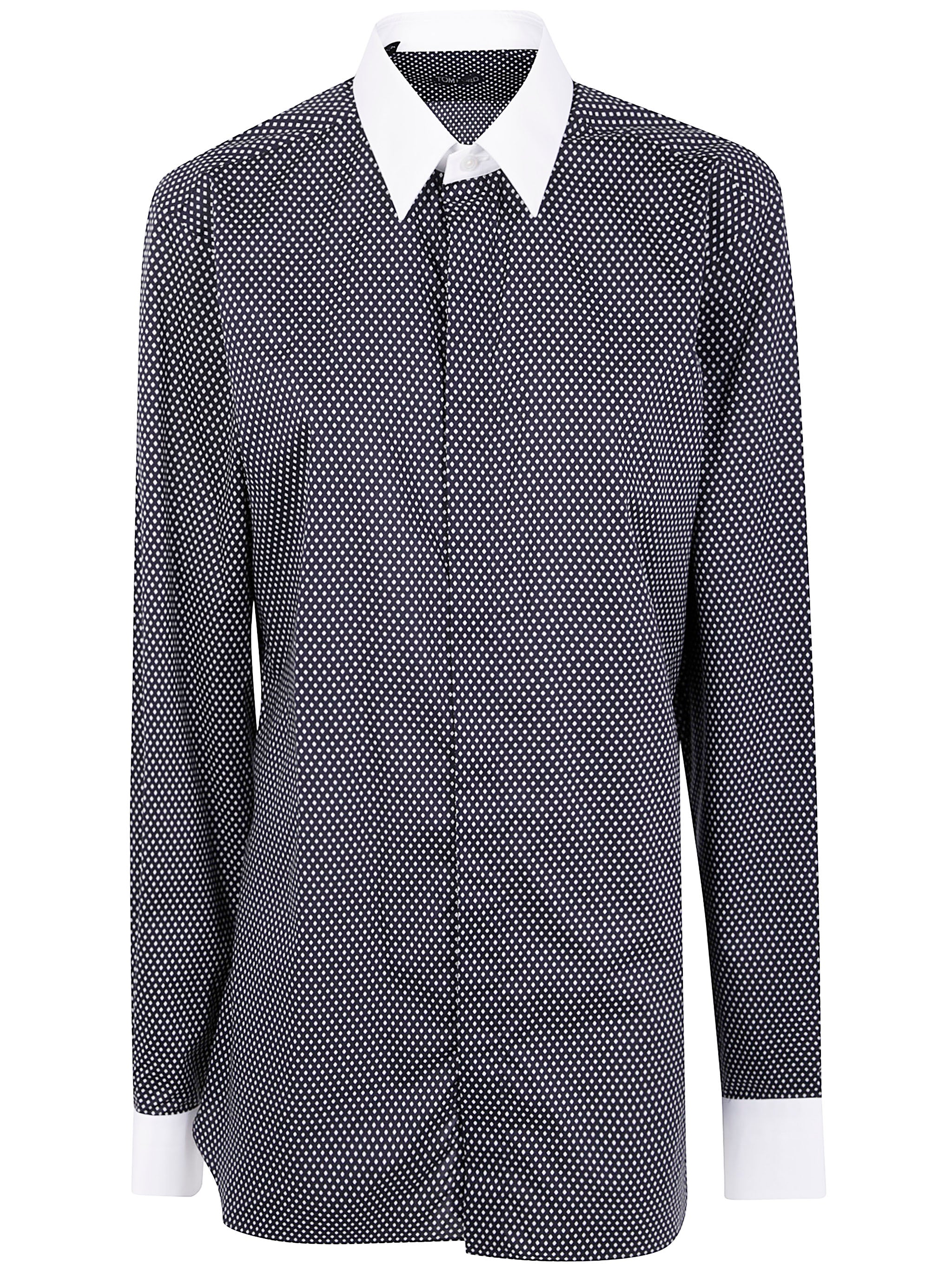 TOM FORD Classic Fit Printed Diamond Shirt for Men - FW25