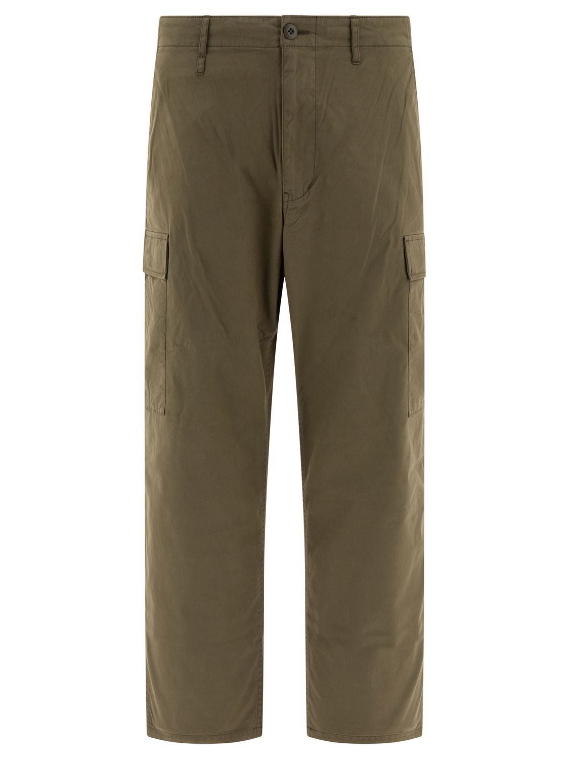 HUMAN MADE Men's Olive Drab Pants