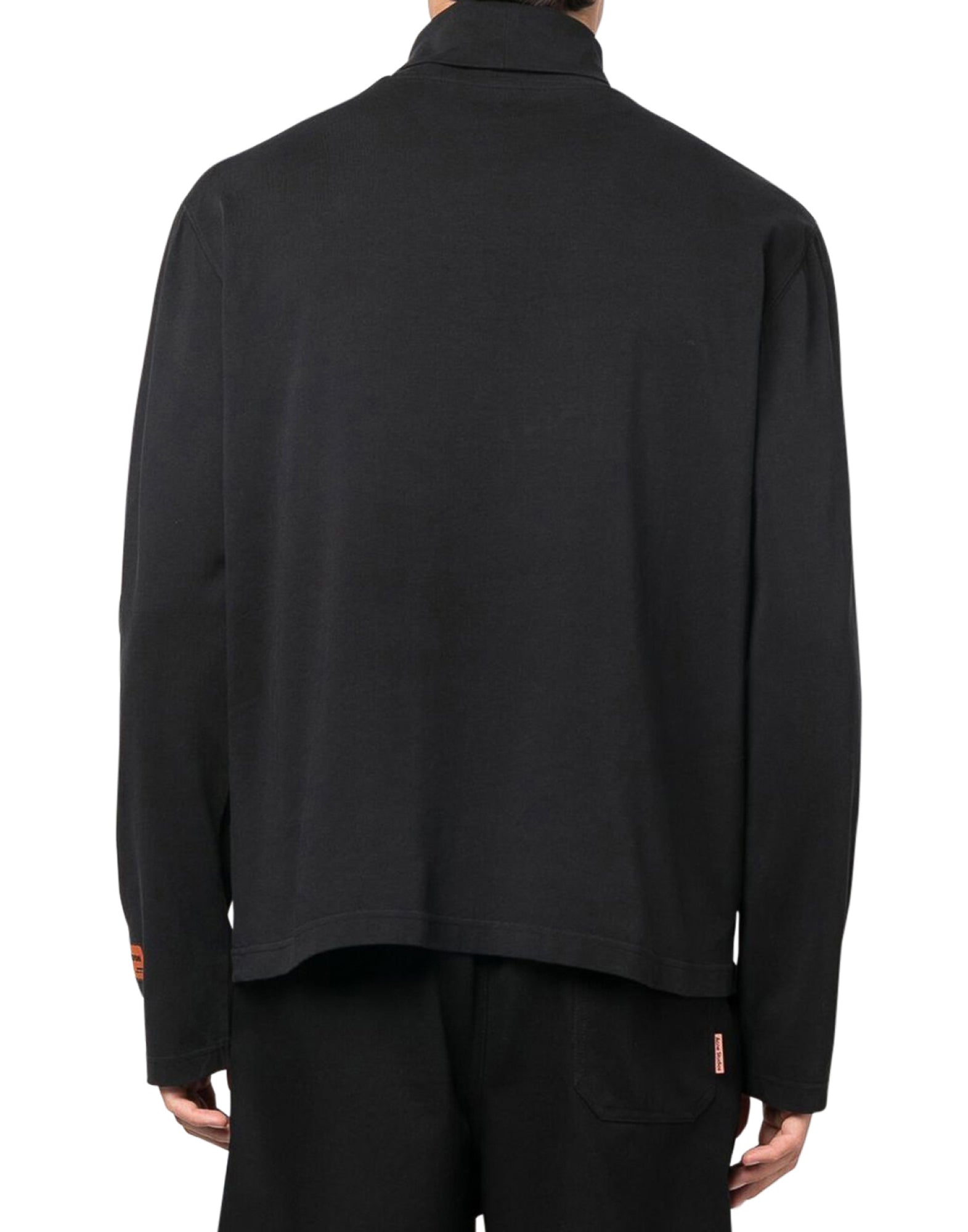 HERON PRESTON Logo Rollneck T-Shirt - Long Sleeve