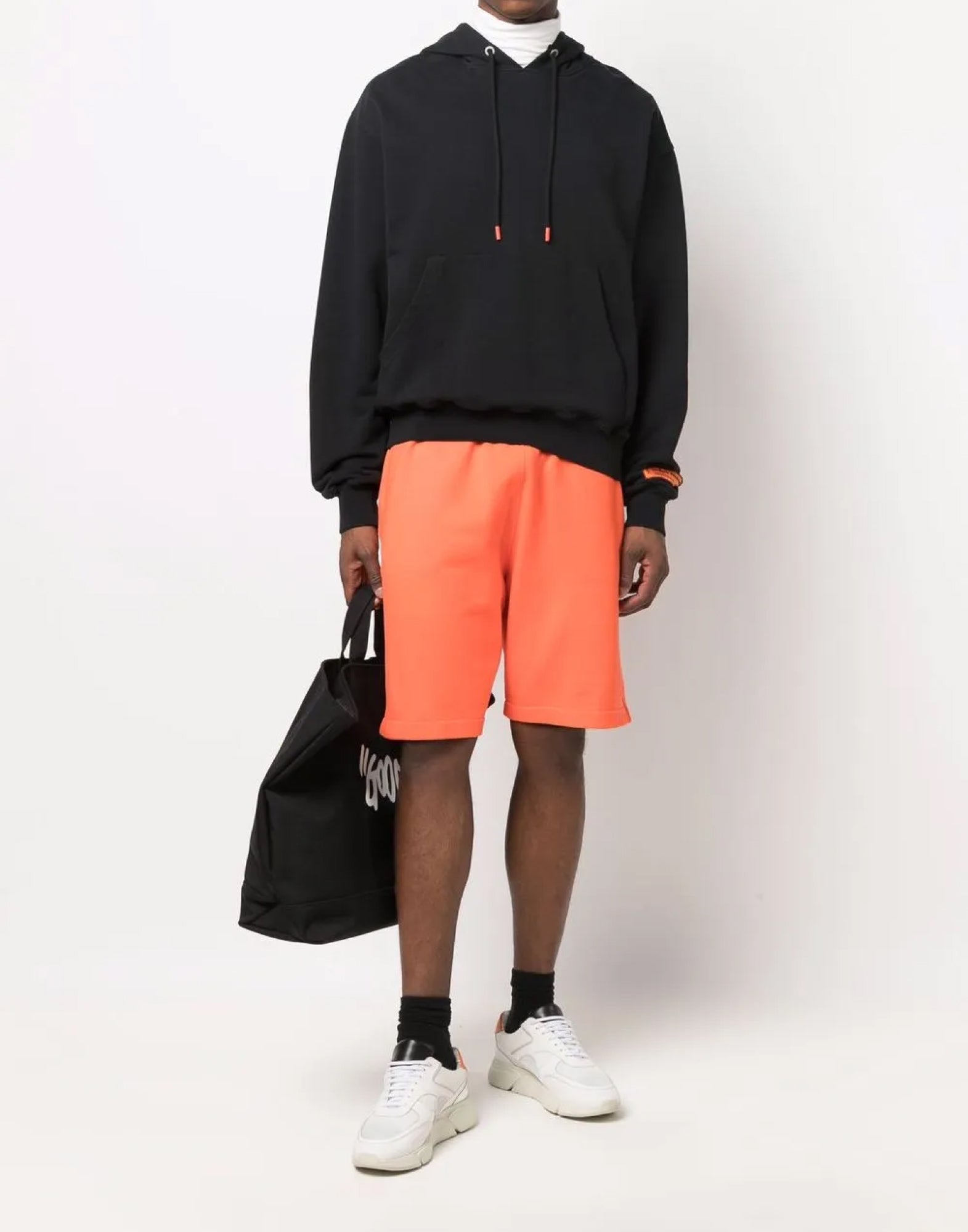 HERON PRESTON Recycled Logo Sweat Shorts for Men