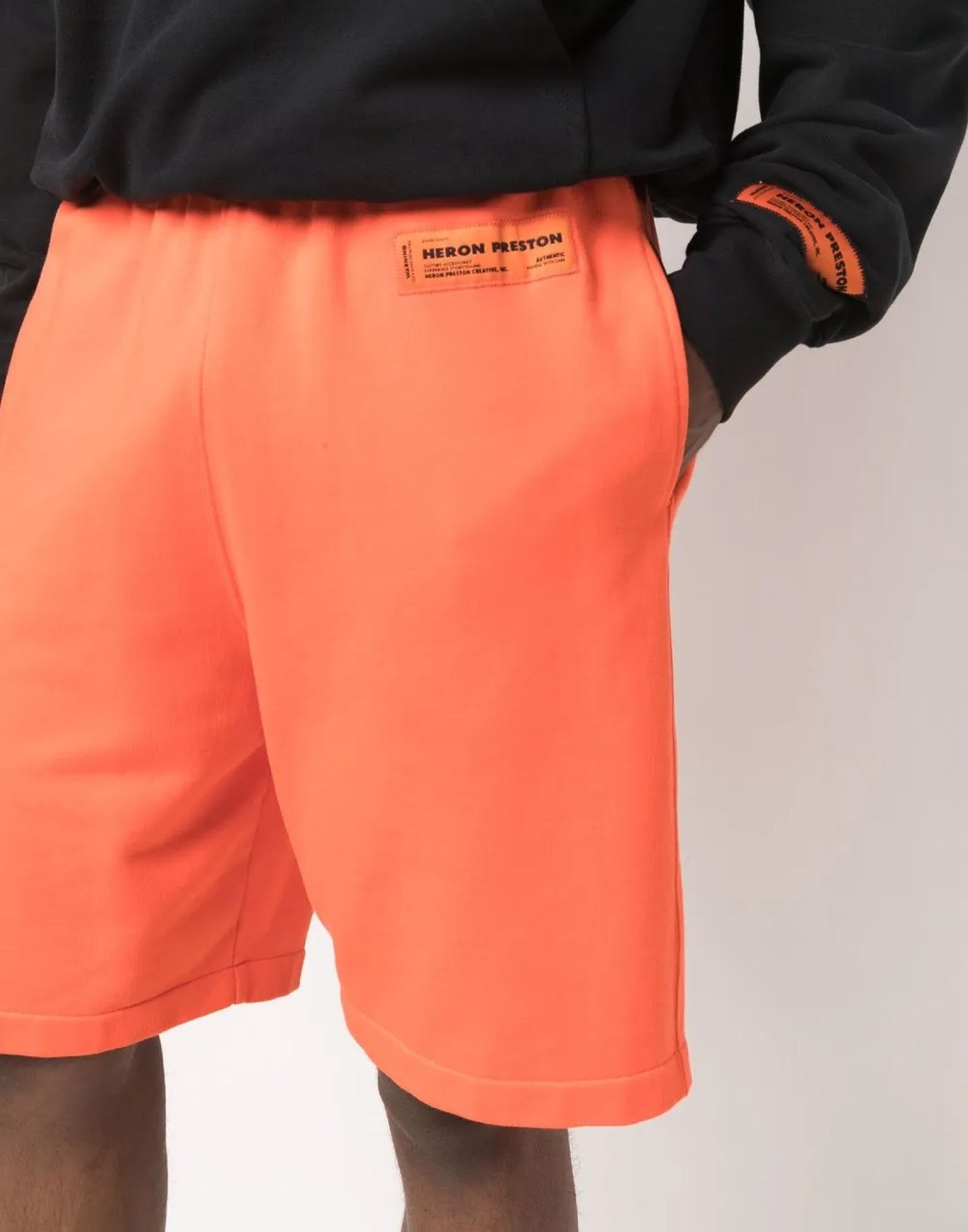 HERON PRESTON Recycled Logo Sweat Shorts for Men