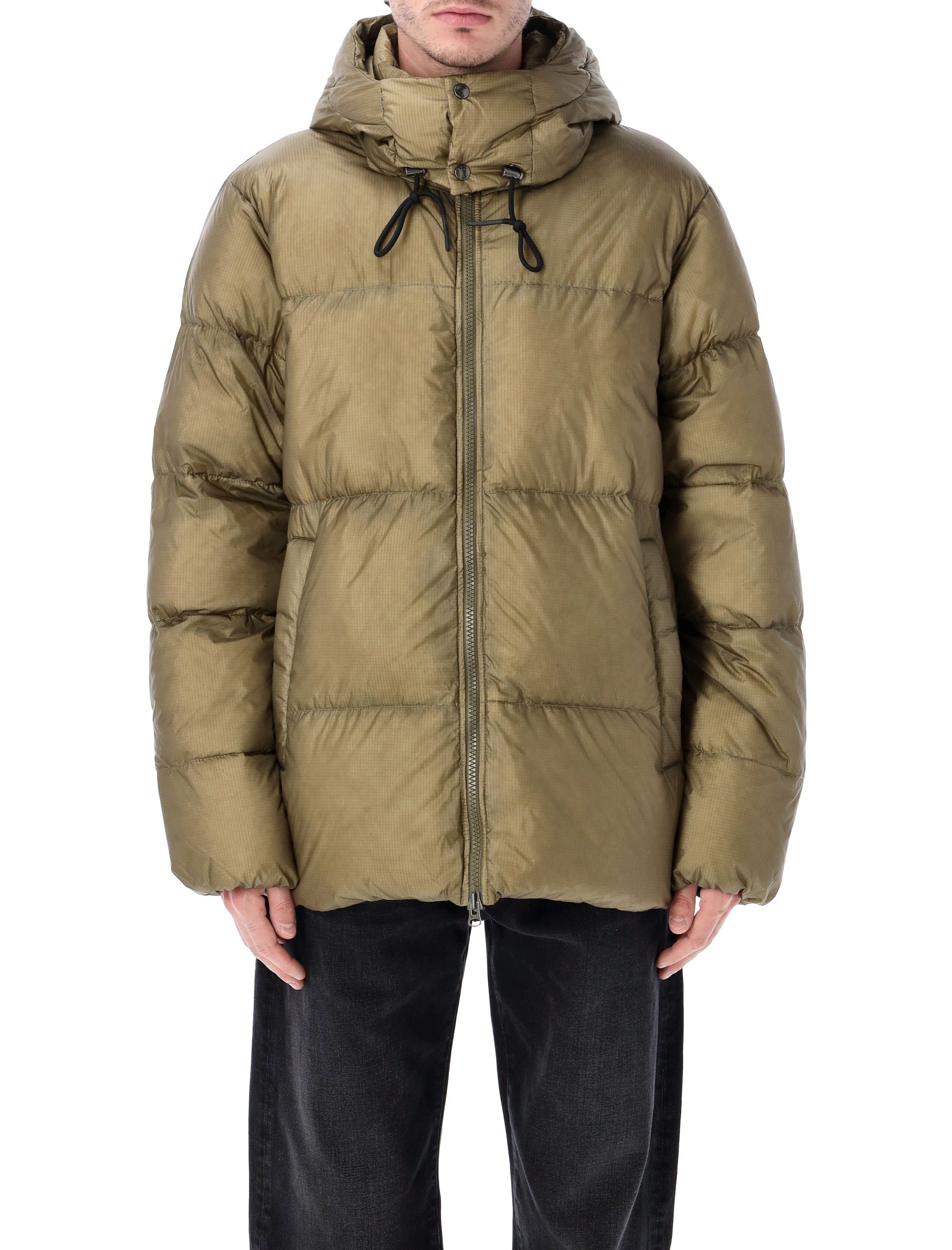 PYRENEX Men's Shift Hooded Ripstop Down Jacket - Regular to Slightly Oversized Fit