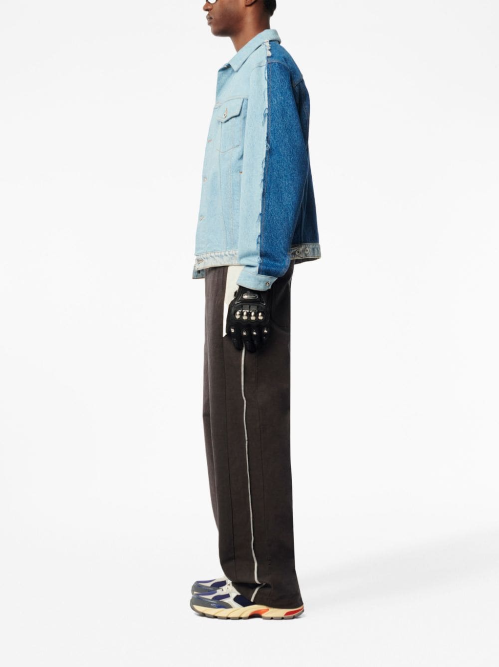 HERON PRESTON Light Denim Jacket for Men - FW23 Edition
