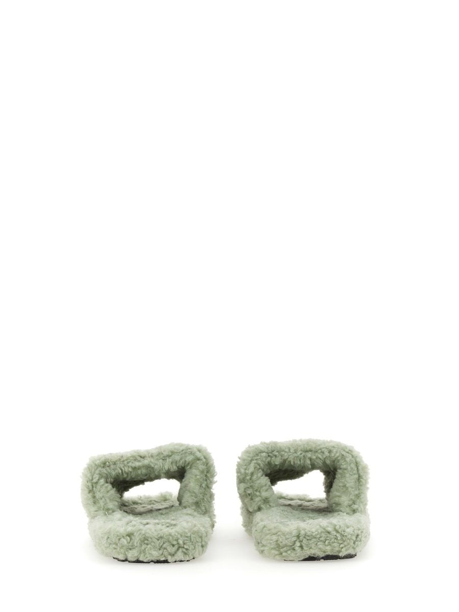 HINNOMINATE Ecofur Stylish Slippers with Rubber Sole - 3 cm