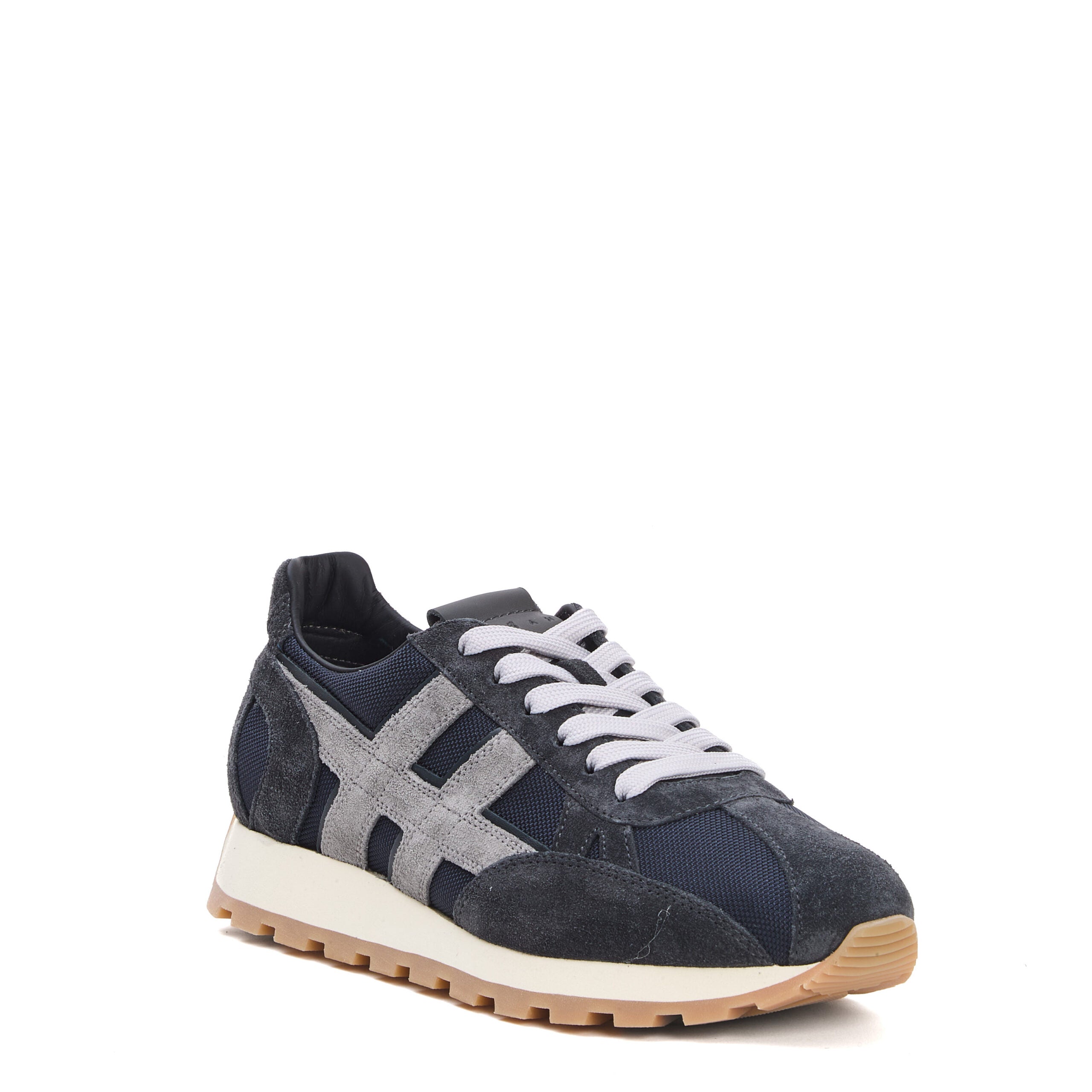 HOGAN Running Sneakers with Soft Fabric 4 cm Height