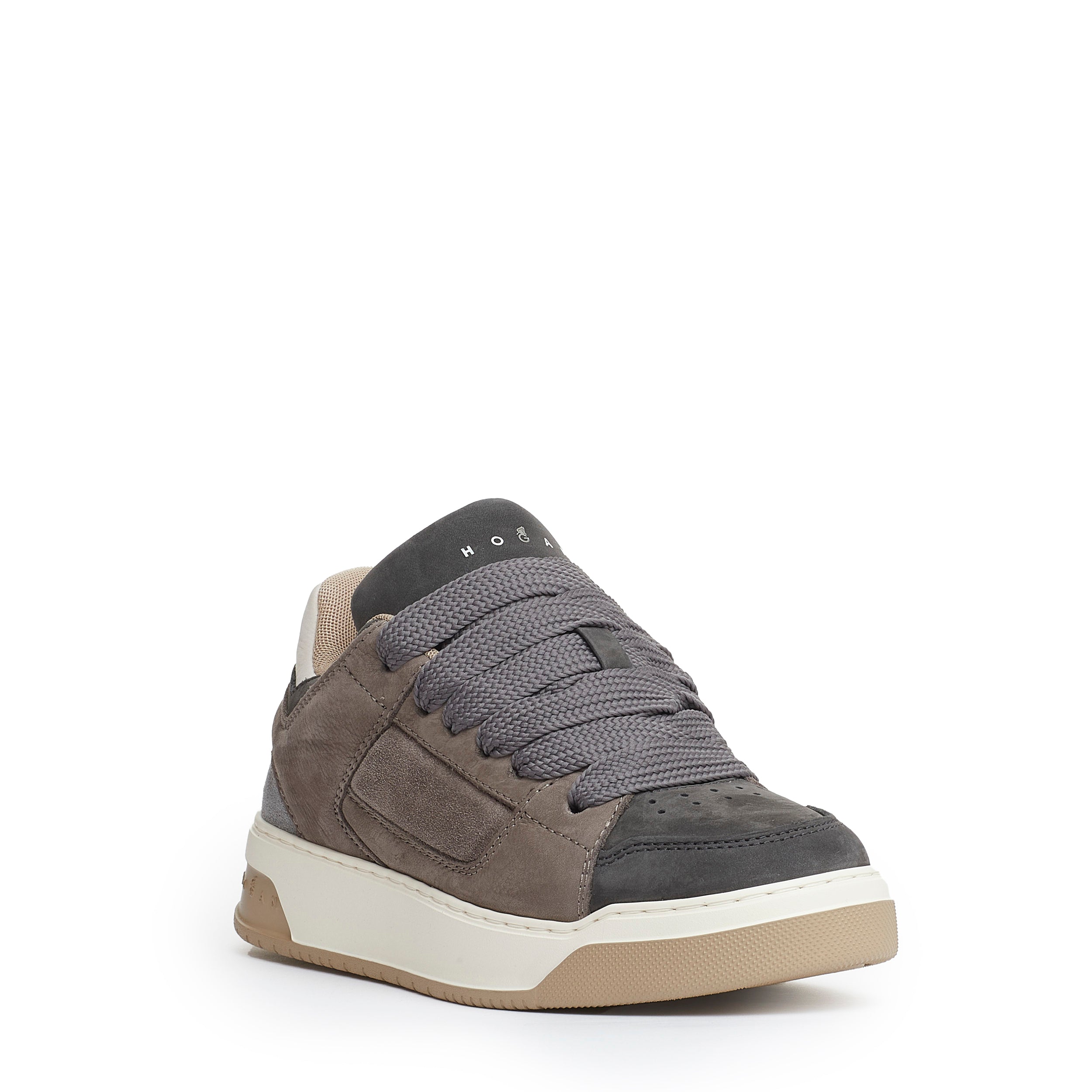 HOGAN Gray Suede Mini Sneakers for Women