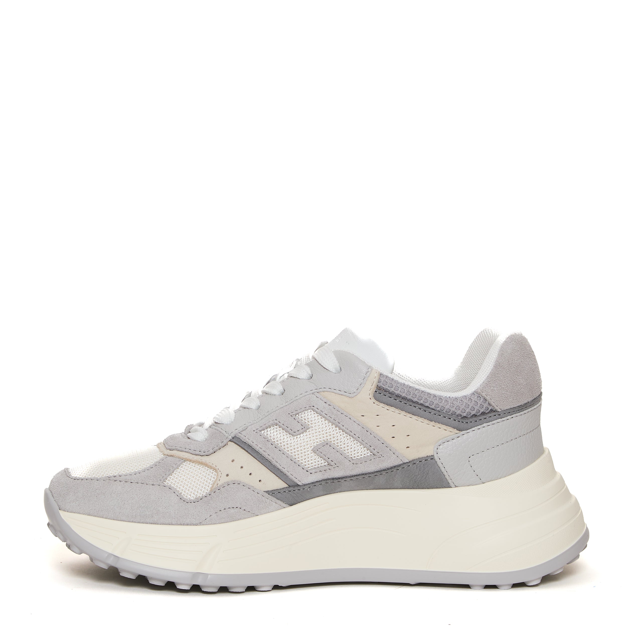 HOGAN Chic Hi Fi Bimaterial Sneakers for Women