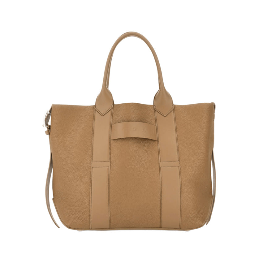 HOGAN Unique H-Shaped Handbag with Dual Handles and Zip Pouch