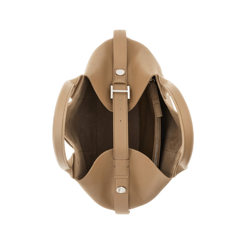 HOGAN Unique H-Shaped Handbag with Dual Handles and Zip Pouch