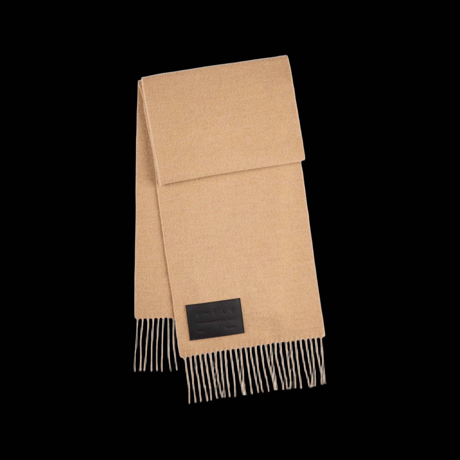 HOGAN Elegant Scarf 30 x 210 cm with Fringed Edges