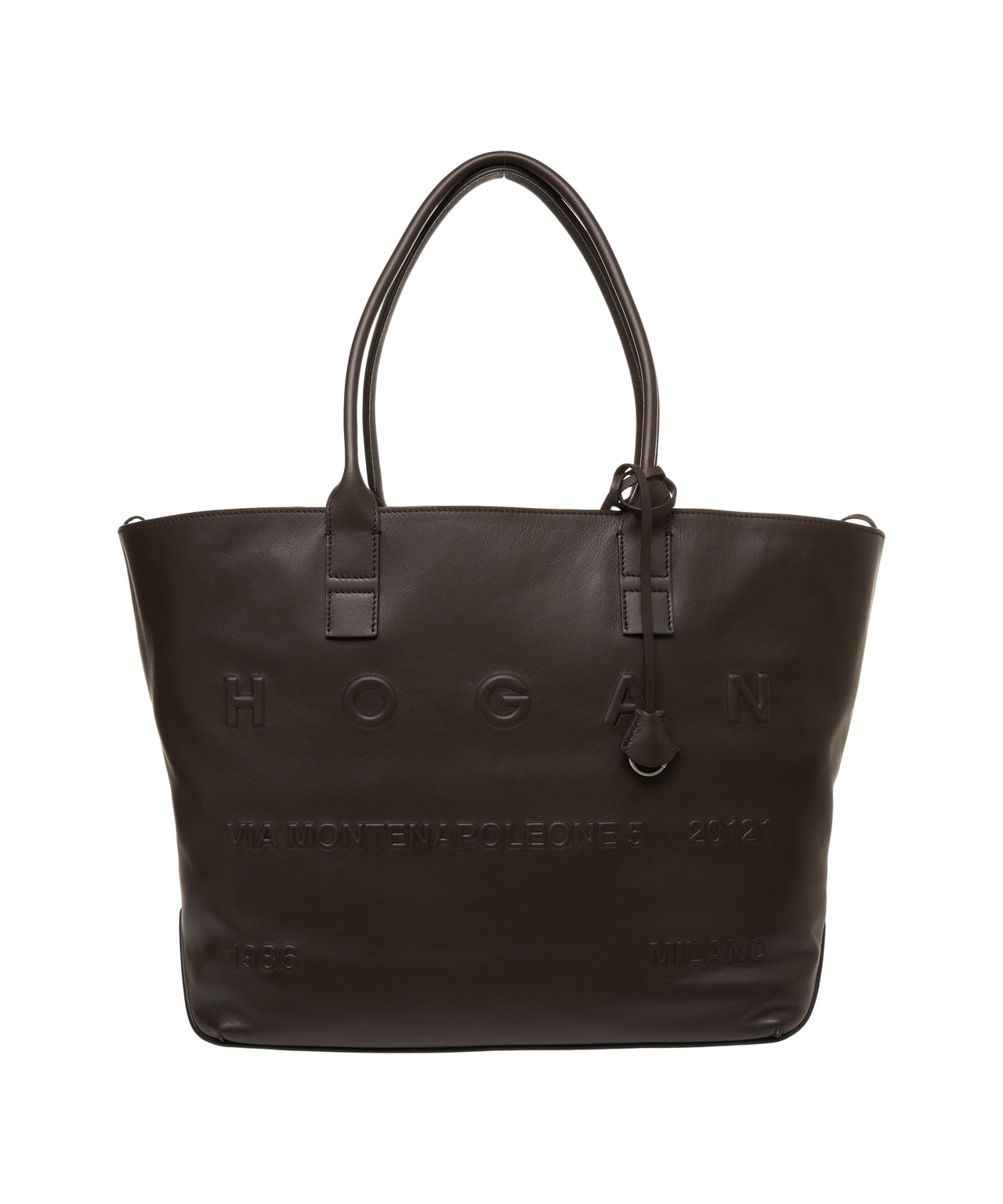 HOGAN Chic Shopper Bag with Embossed Logo - 50 x 30 x 15.5 cm