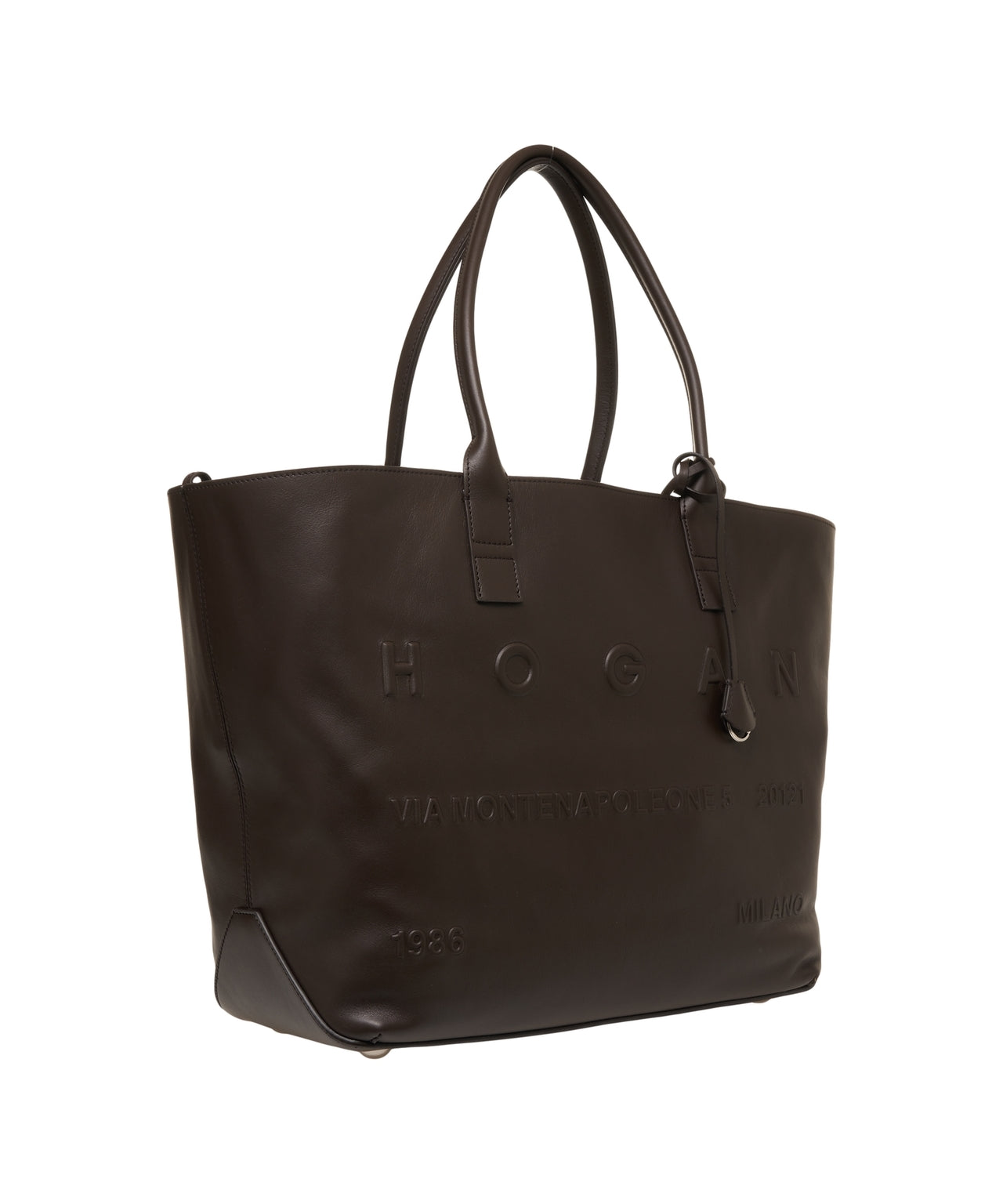HOGAN Chic Shopper Bag with Embossed Logo - 50 x 30 x 15.5 cm