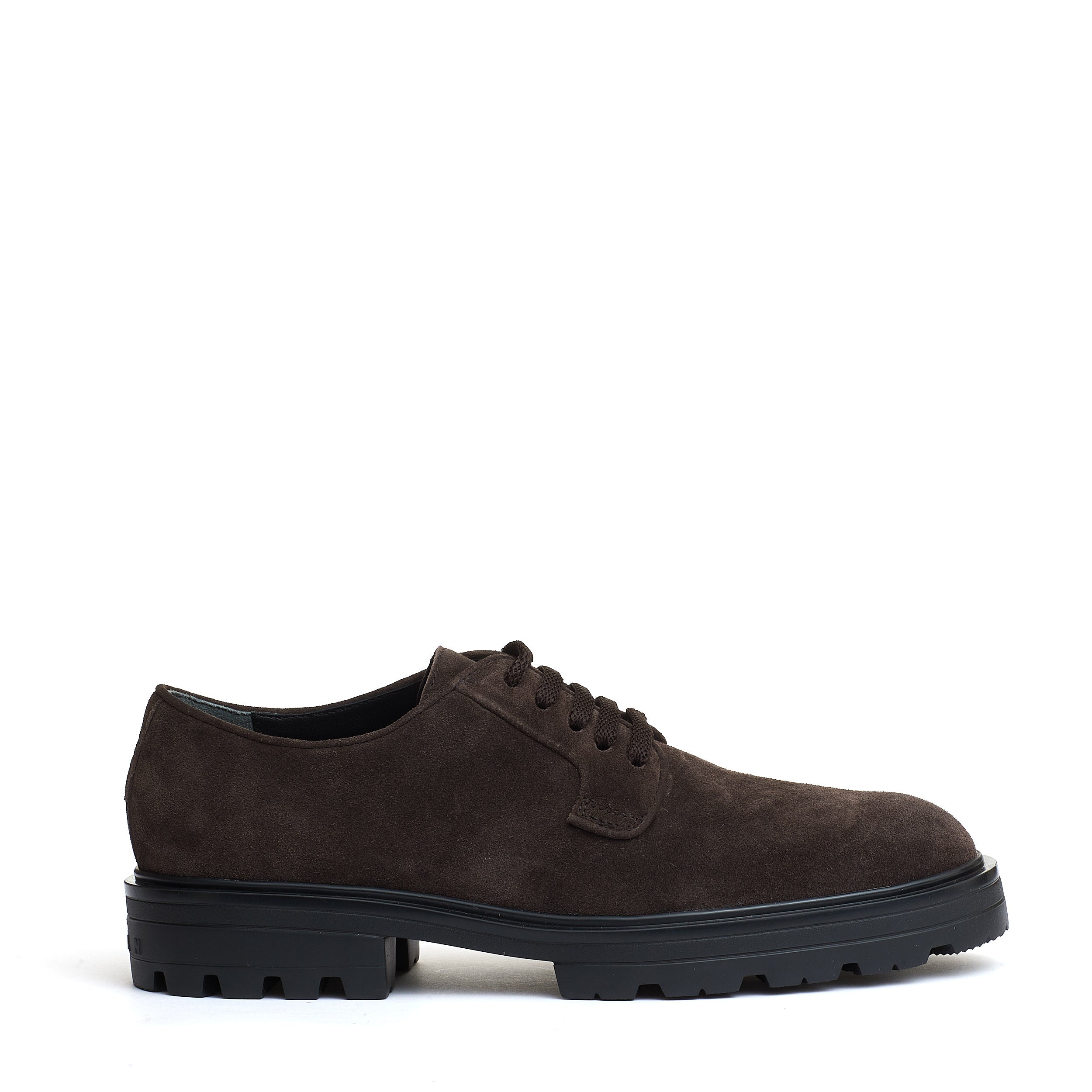 HOGAN Brown Suede Lace-Up Shoes