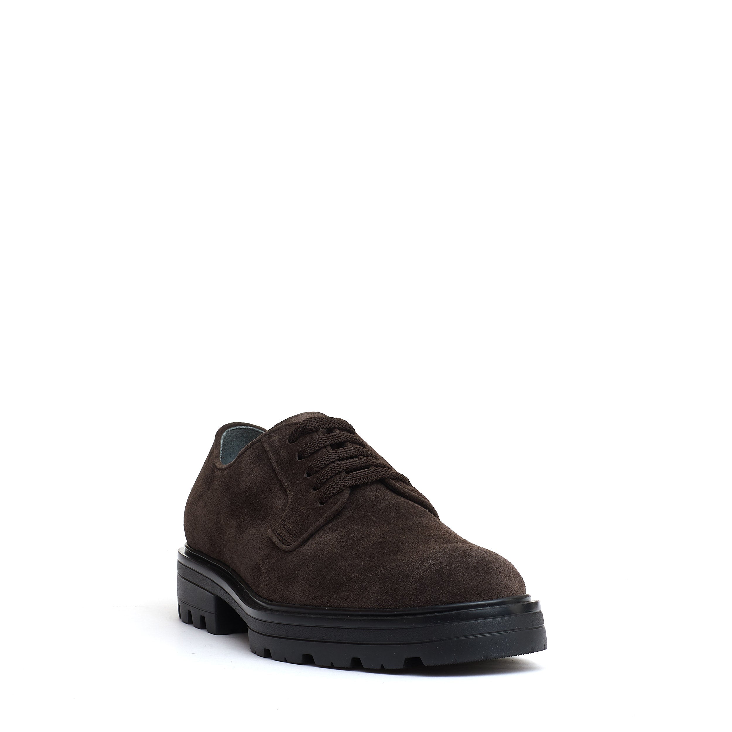 HOGAN Brown Suede Lace-Up Shoes