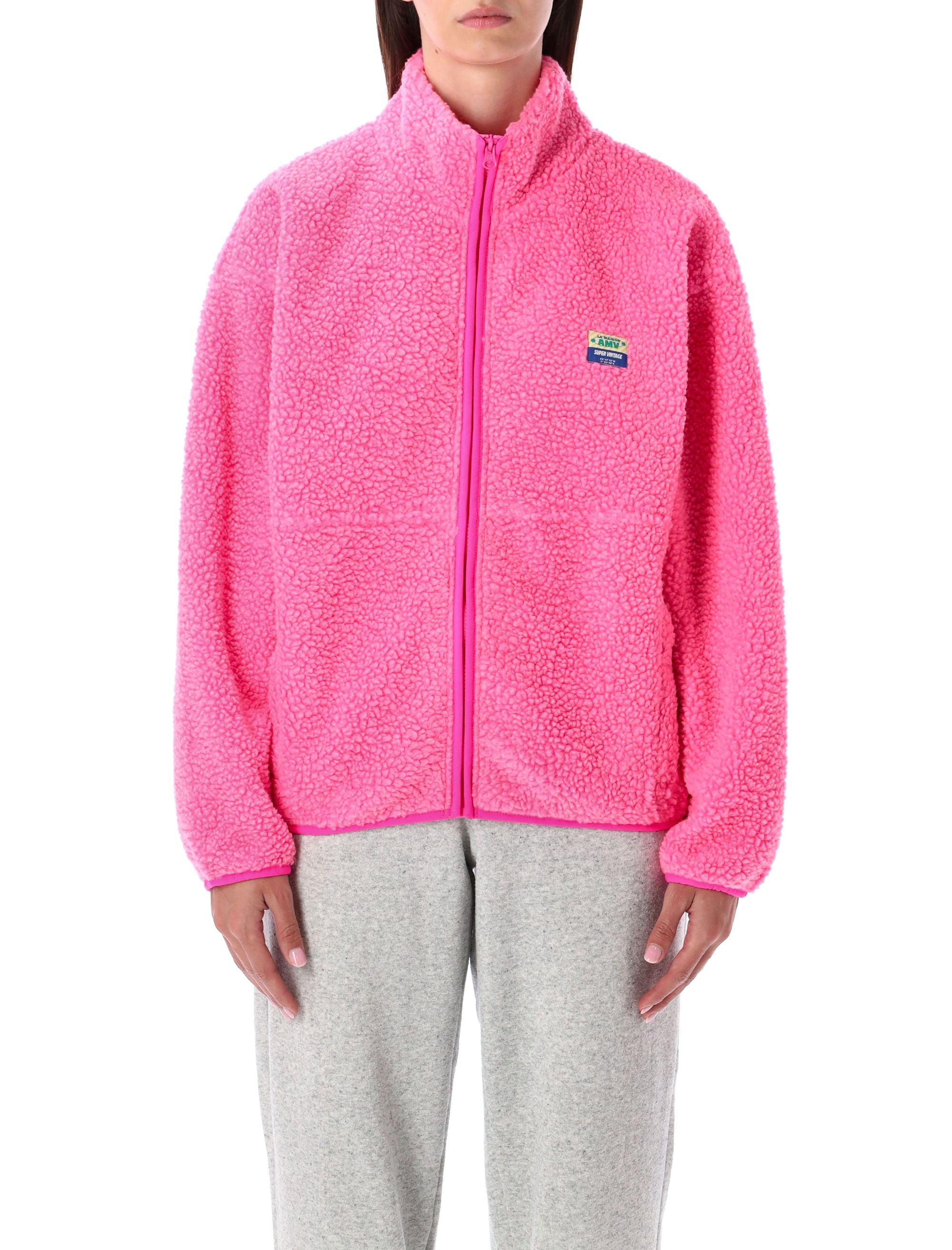 AMERICAN VINTAGE Oversized Fleece Jacket for Women - Cozy Layer