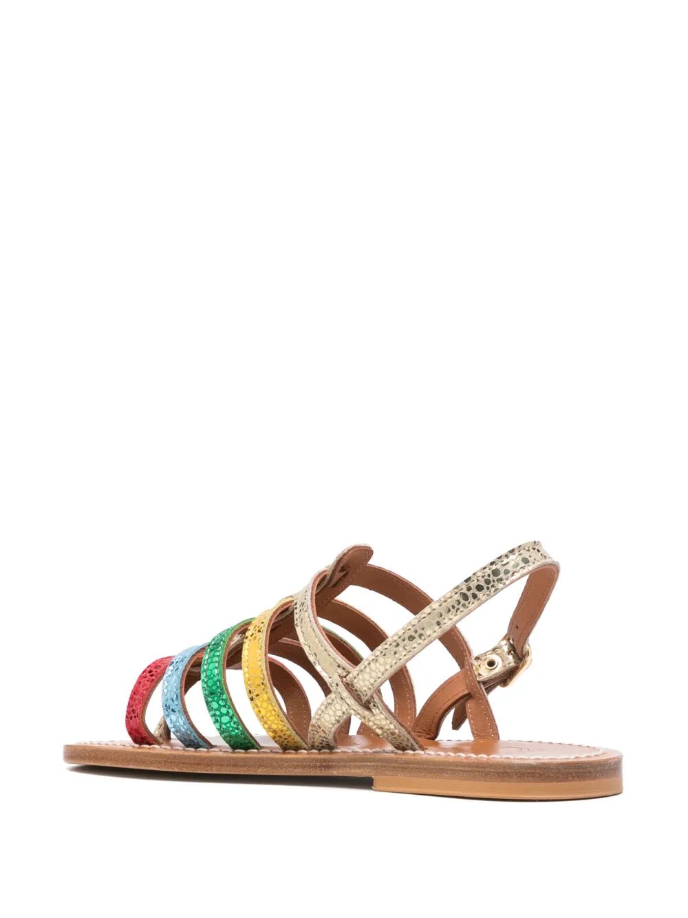 KJACQUES Multicolor Metallic Sandals