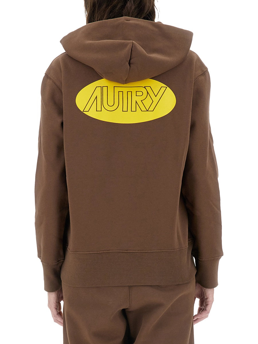AUTRY Regular Fit Logo Sweatshirt - Size S
