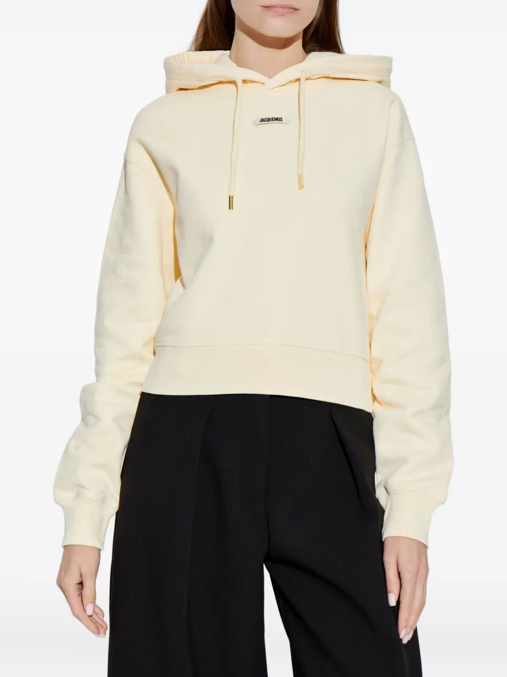 JACQUEMUS Regular Fit Grosgrain Hoodie for Women
