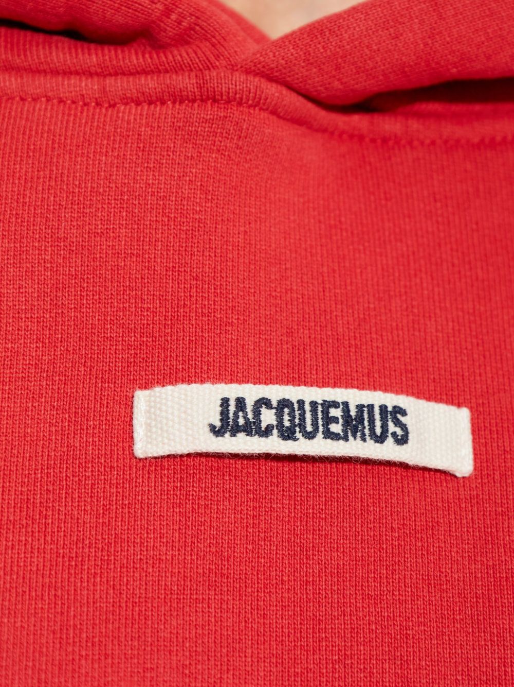 JACQUEMUS Cropped Drawstring Hoodie for Women