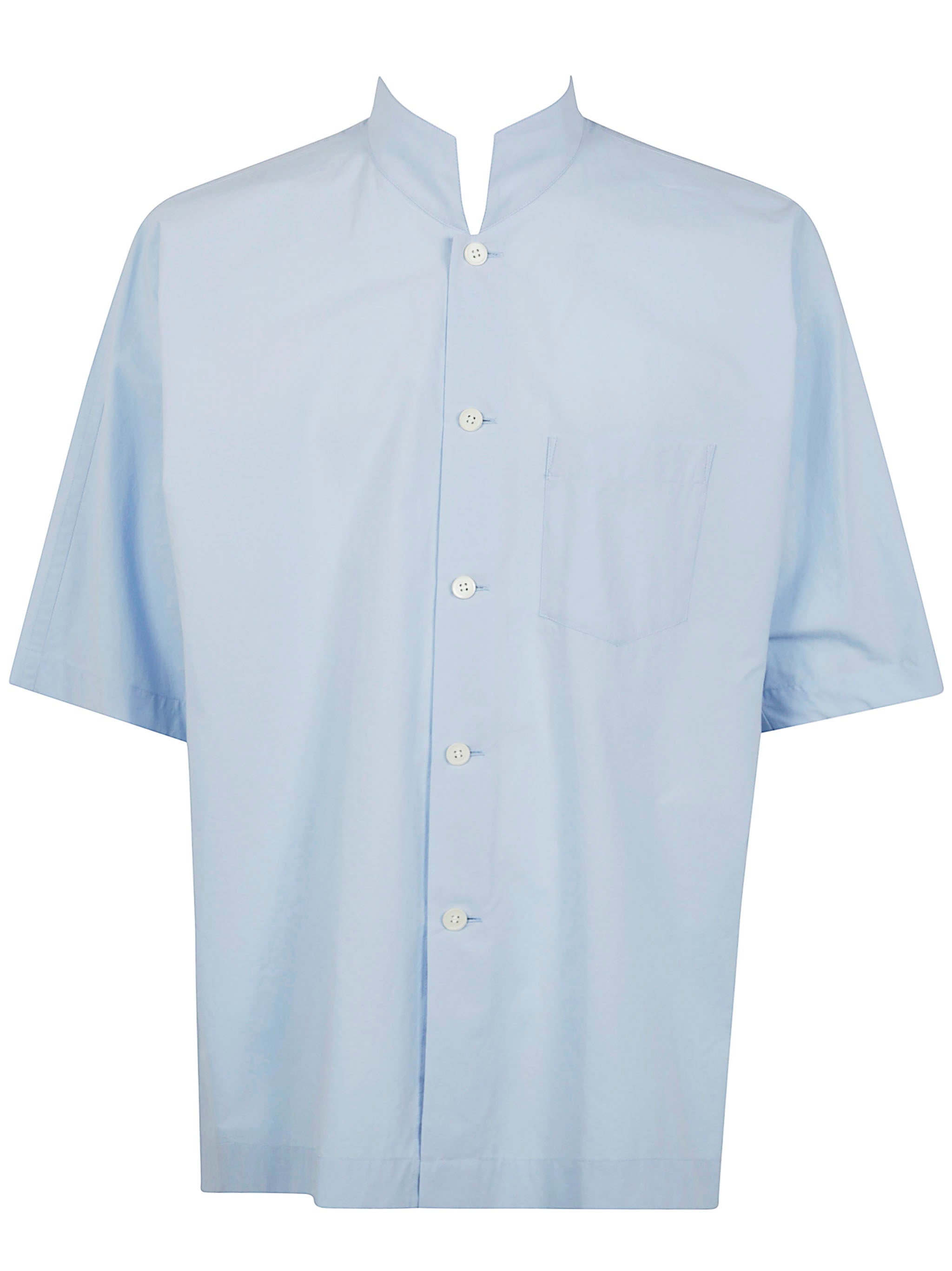 HOMME PLISSE Streamline Mini Shirt for Men